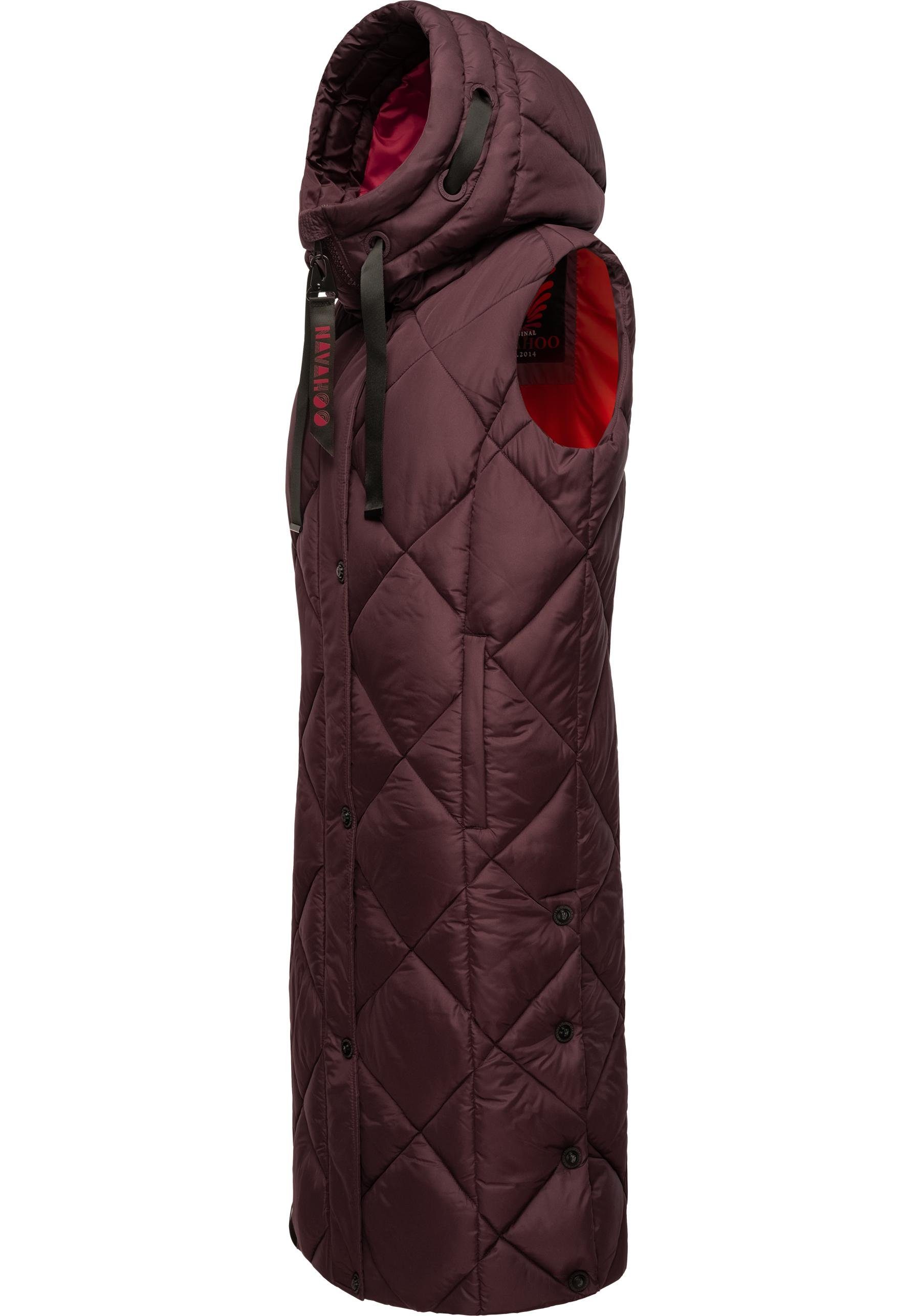 Navahoo Lang damesvest (XS-3XL) - mouwloos, rechte snit, gedeeltelijk
