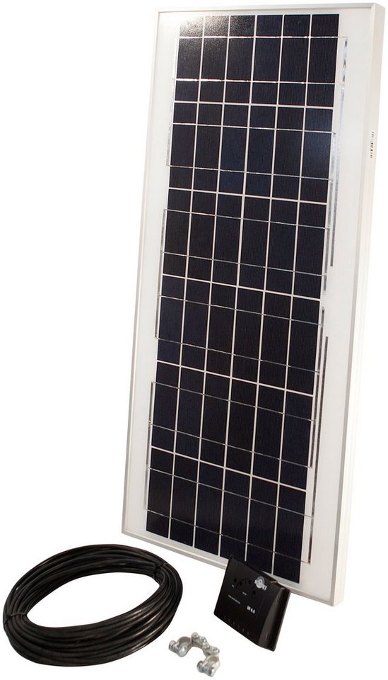 Sunset Solarmodul Einsteiger-Stromset 45 Watt, 12 V, 45 W, Polykristallin, ( Set), für den Freizeitbereich
