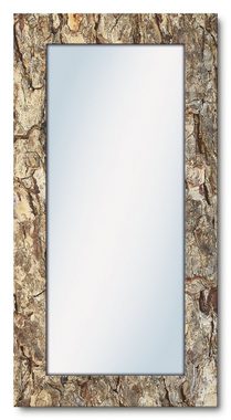 Artland Dekospiegel Baumrinde, gerahmter Ganzkörperspiegel, Wandspiegel, mit Motivrahmen, Landhaus
