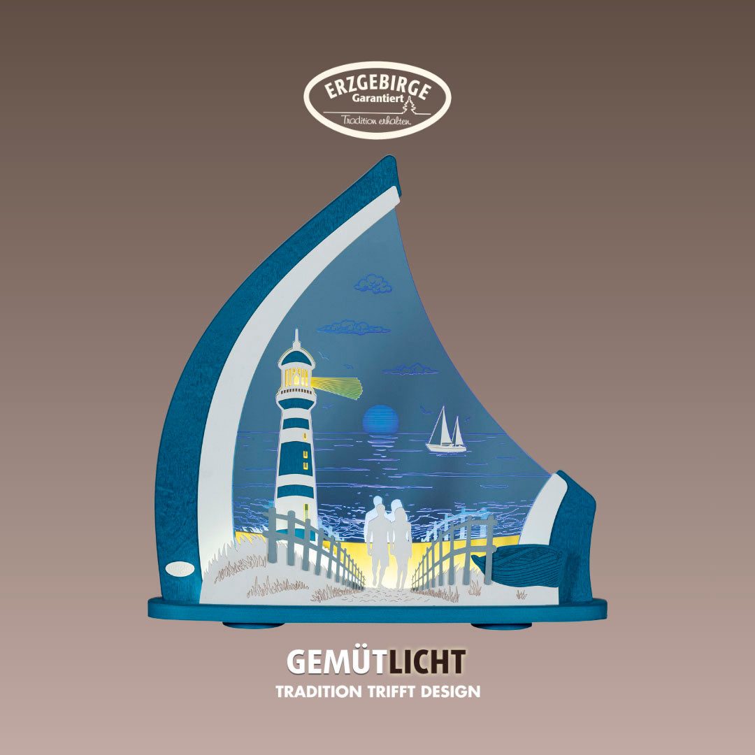 Weigla LED Lichterbogen Maritim, Leuchtturm, Lichterspitze, Dekoleuchte, Ma günstig online kaufen