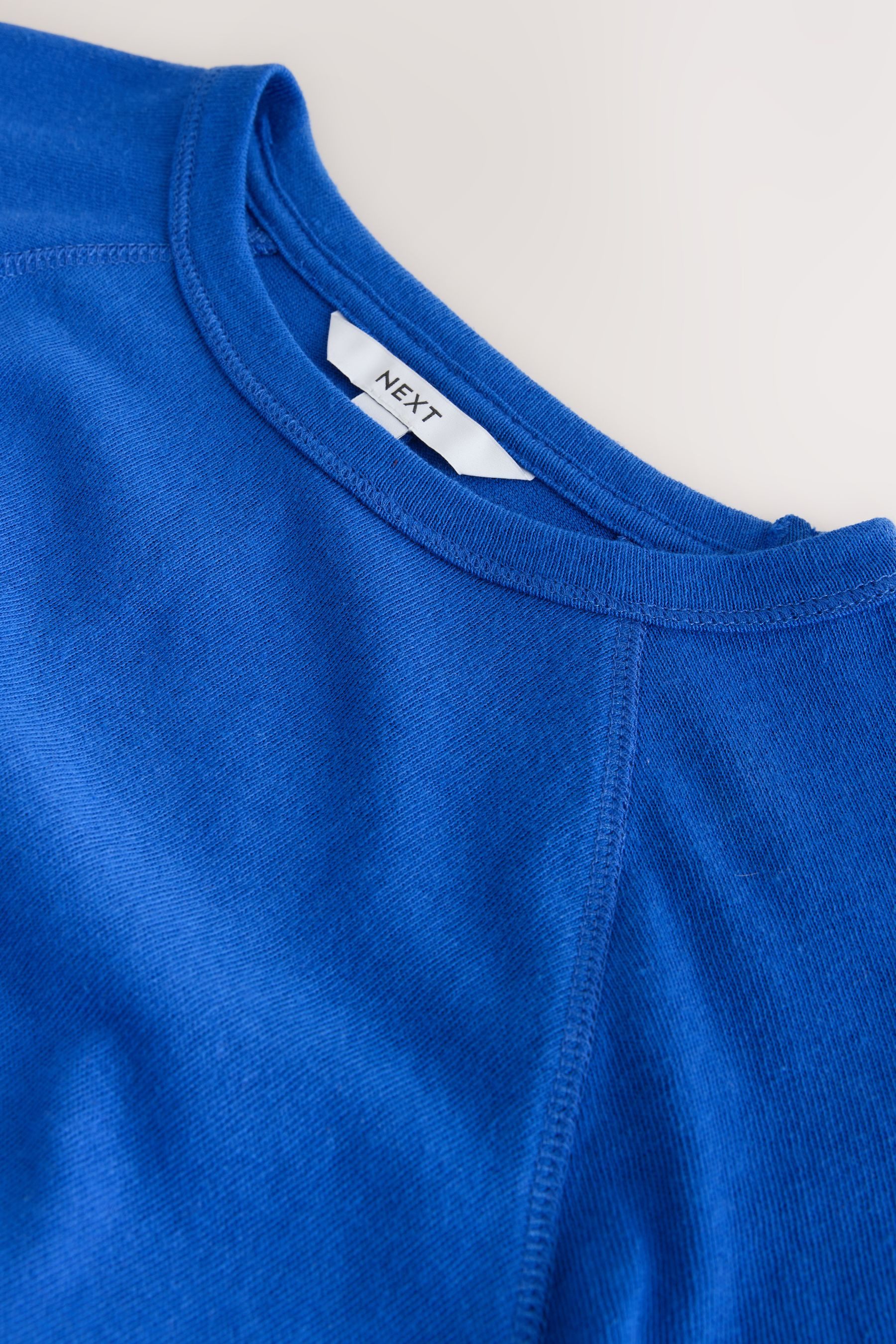 Next Langarmshirt Unversäumtes Langarm-T-Shirt mit Waschung (1-tlg) – Bild 2 von 3