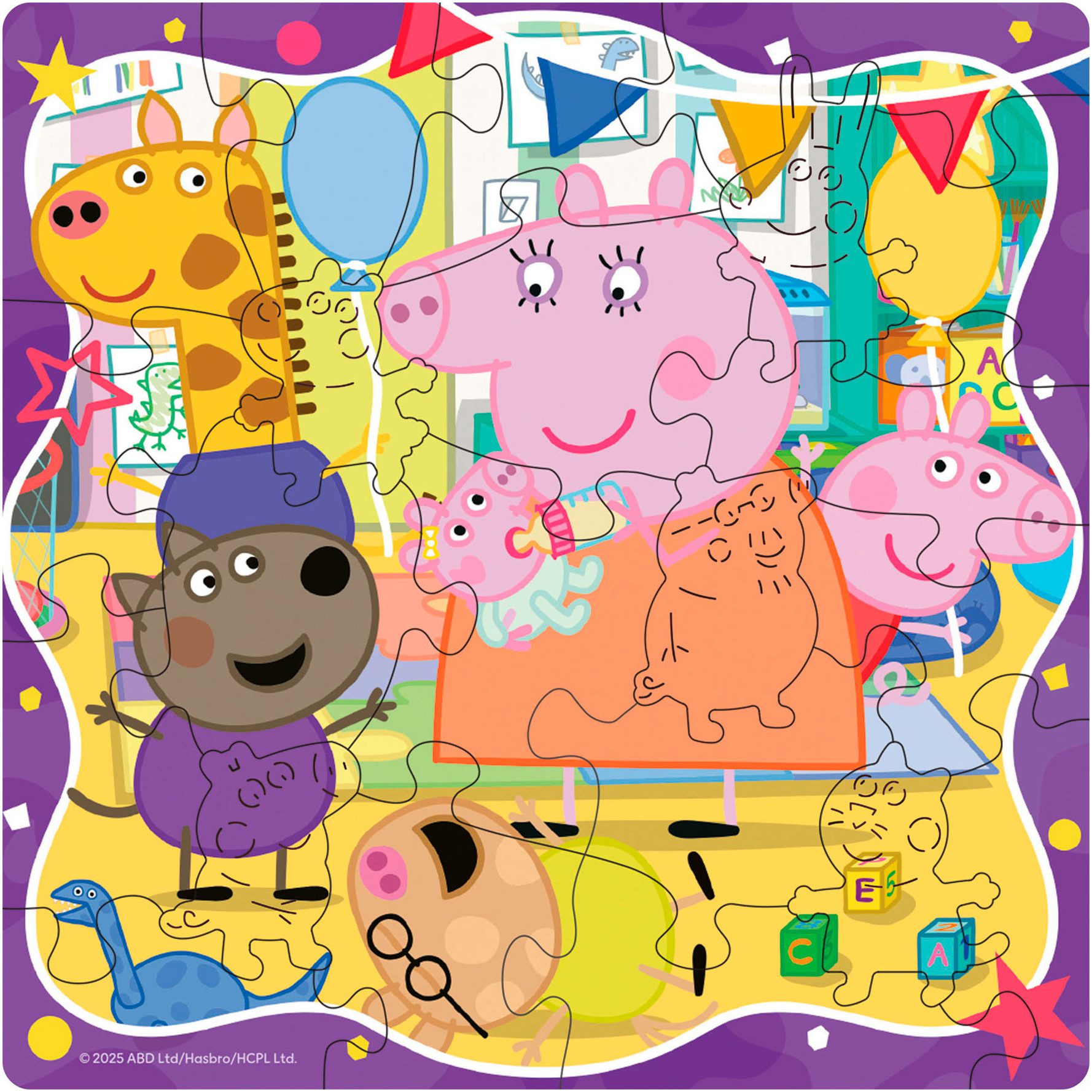 Ravensburger Puzzle Peppa Wutz - Peppa Pig Freundschaftsparty, 22 Puzzleteile, Made in Europe