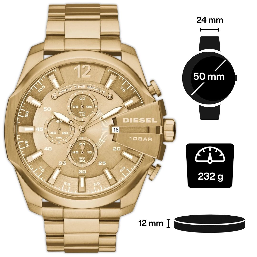 Diesel Chronograph Diesel Chronograph Mega Chief DZ4360 günstig online kaufen