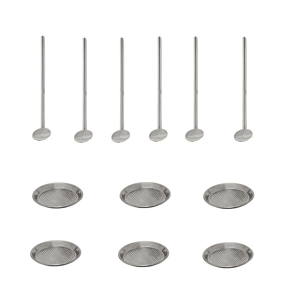 homiez Becheruntersetzer, Set, 12-tlg., Cocktail-/ Kaffee Latte – Set, bestehend aus