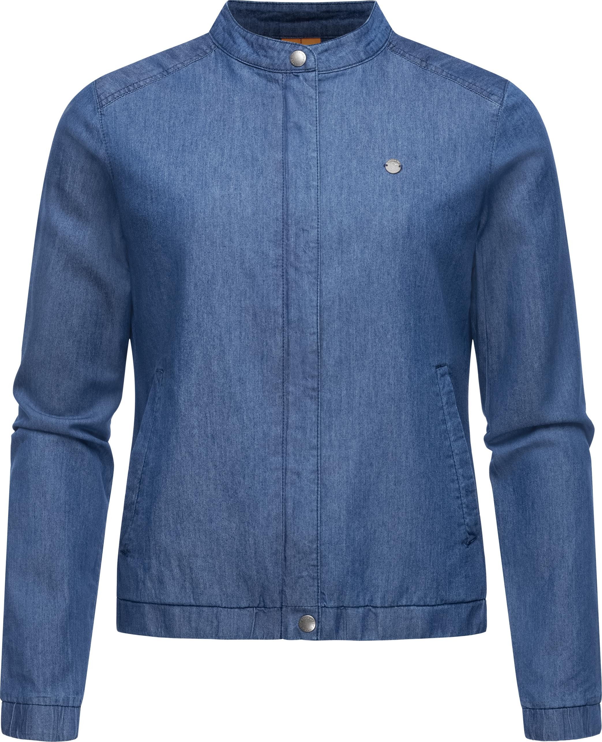 Ragwear Kurzjacke Malawi Denim Leichte Übergangsjacke in Jeans-Optik