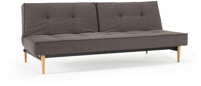 INNOVATION LIVING ™ Schlafsofa Splitback, Rückenlehnen einzeln verstellbar, komfortabel mit Federkern, mit hellen Styletto Beinen, in skandinavischen Design