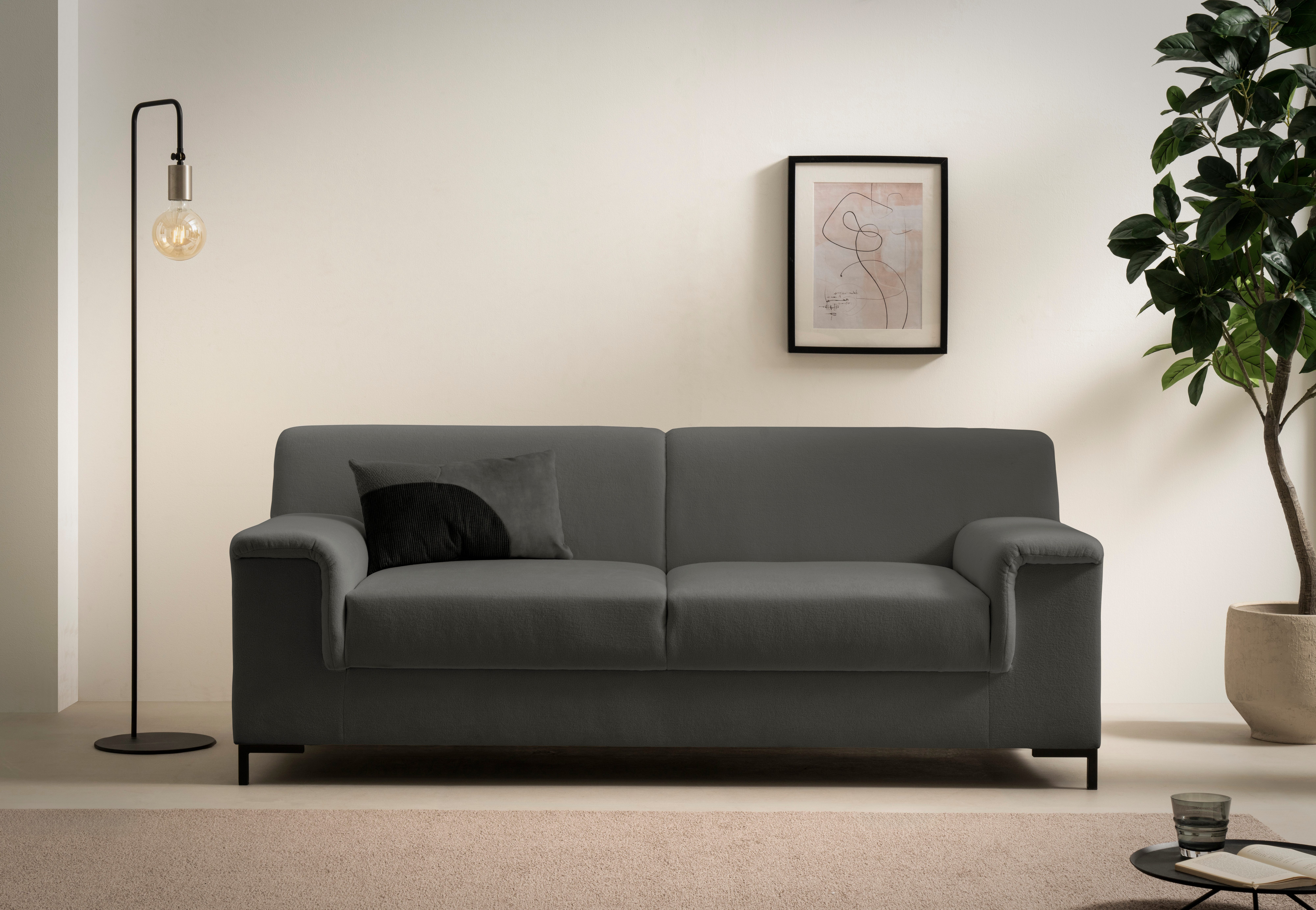Home affaire 2,5-Sitzer Jamie 2 auch in Cord B/T/H: 192/81/76 cm, zeitlos, modern, mit komfortablem Federkern