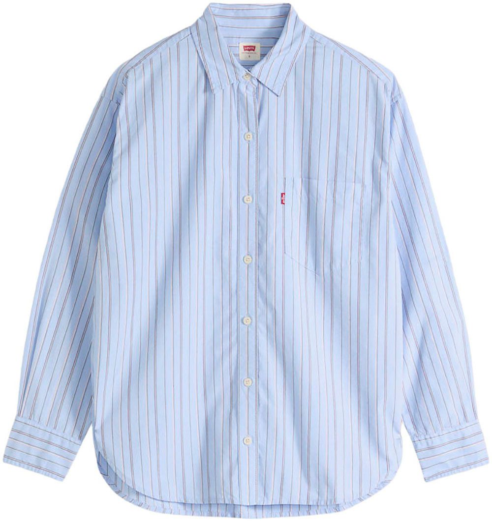 Amari Stripe CHAMBRAY BLUE 1 POPLIN