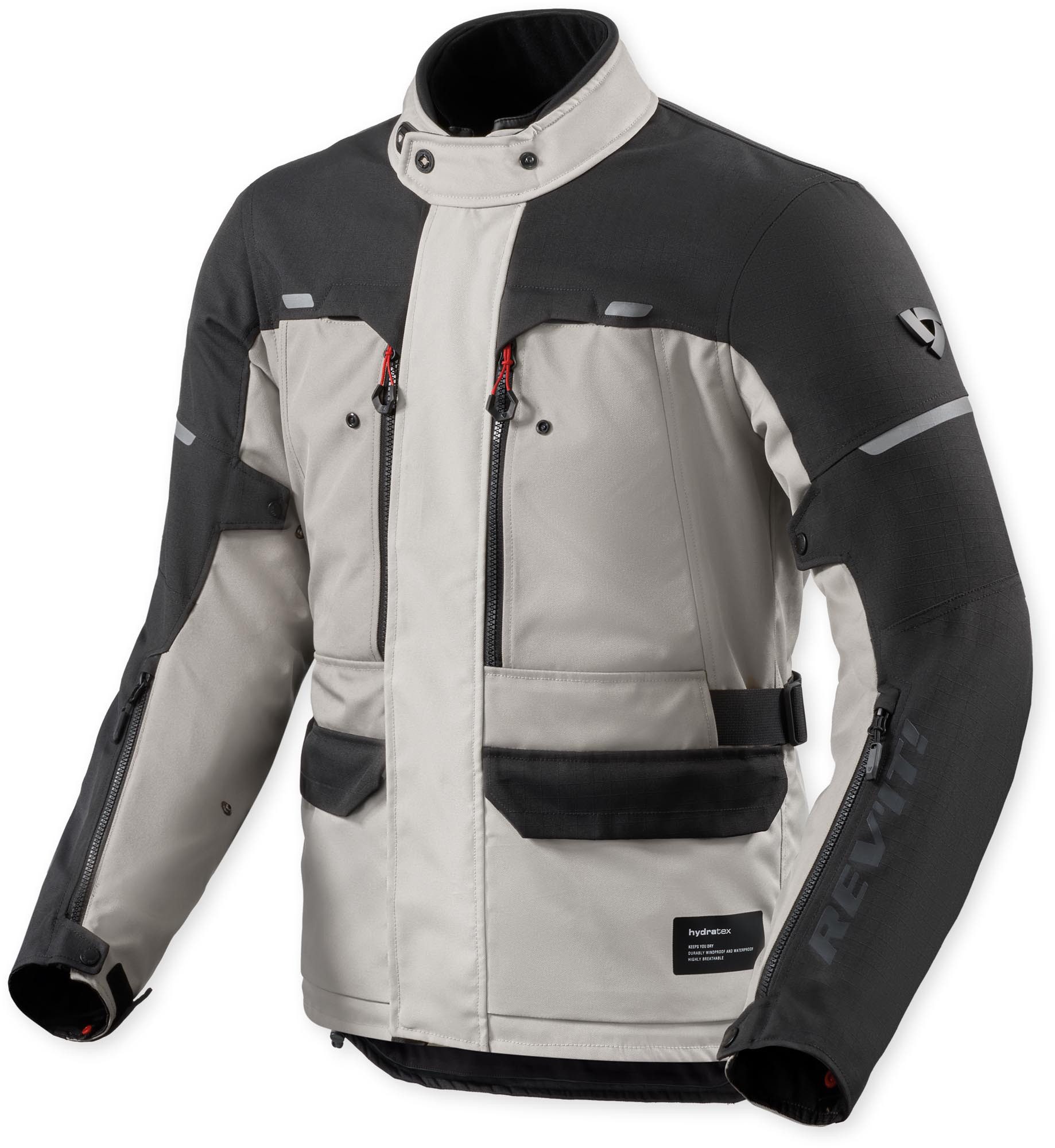 Revit Motorradjacke Outback 5 H2O wasserdichte Motorrad Textiljacke Rückenprotektor vorbereitet,Brustprotektor vorbereitet,Verbindung
