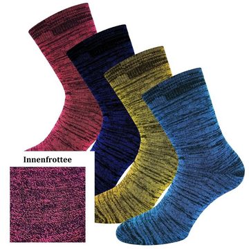 Sockenhimmel Thermosocken Damen warme Jeanssocken Wintersocken (Set, 6er-Pack) Jeansoptik, Doppelte Garnstärke