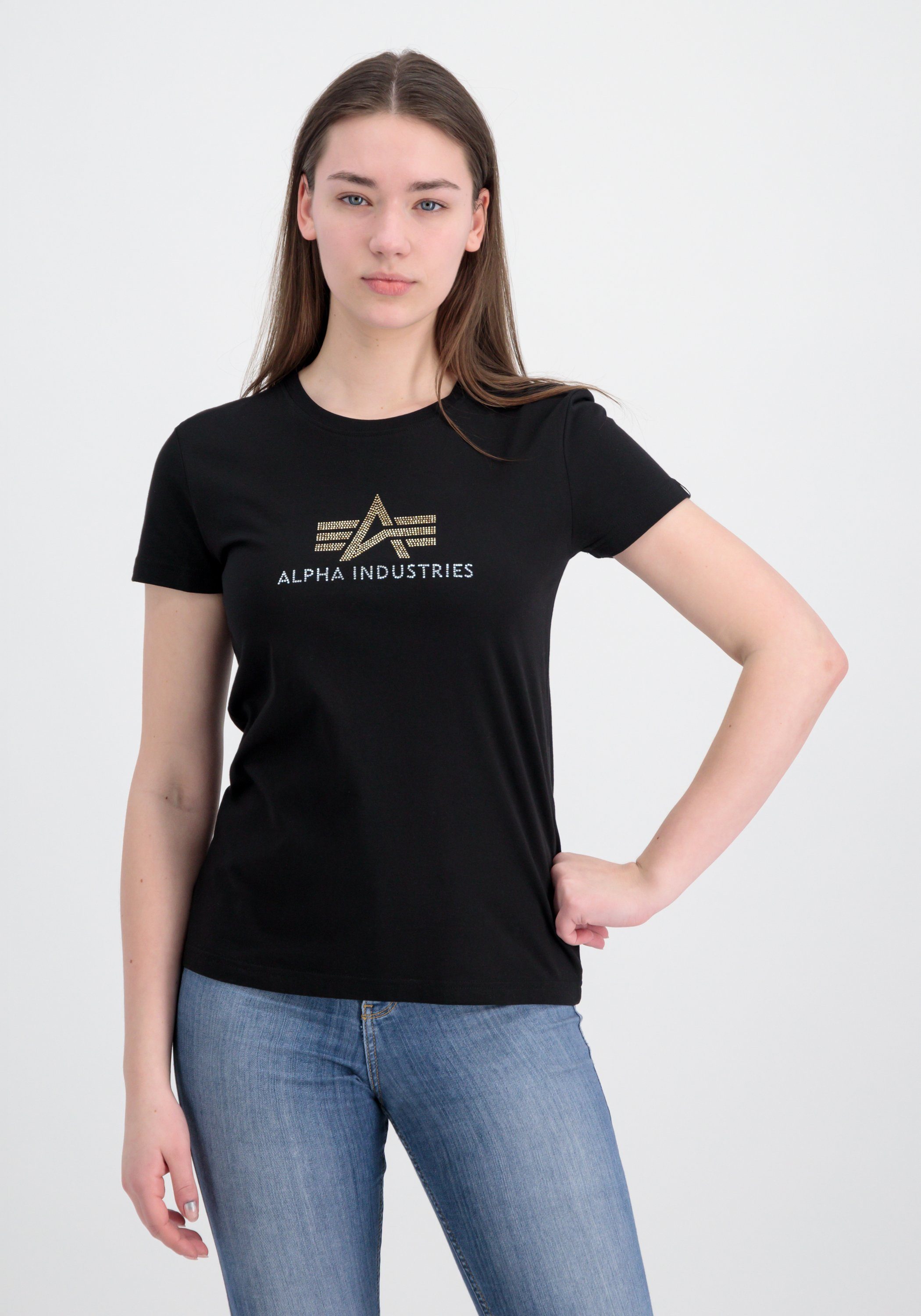 Schwarze Alpha Industries T-Shirts für Herren kaufen | OTTO