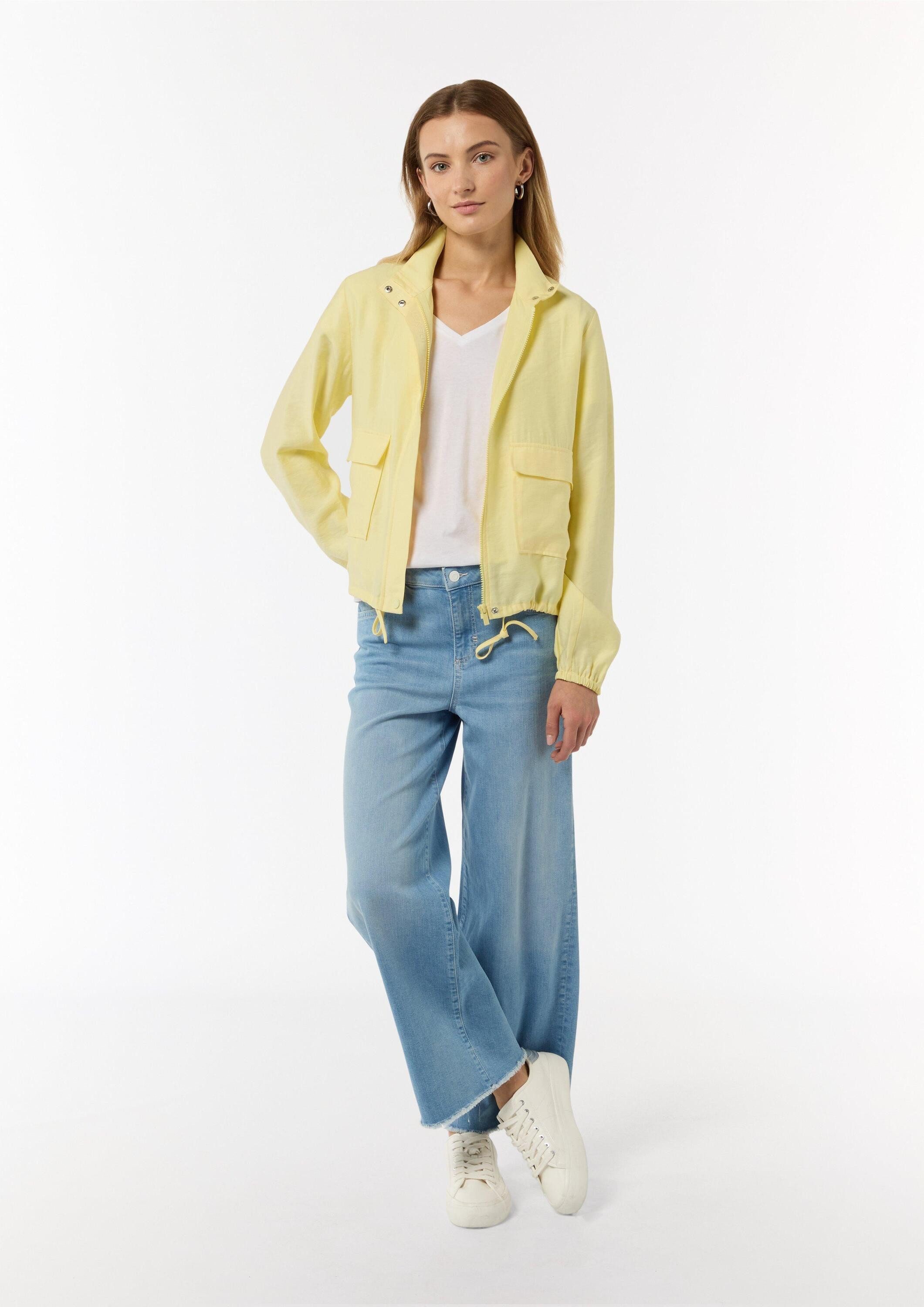 comma Funktionsjacke Indoor-Jacke Windjacke aus Modalmix