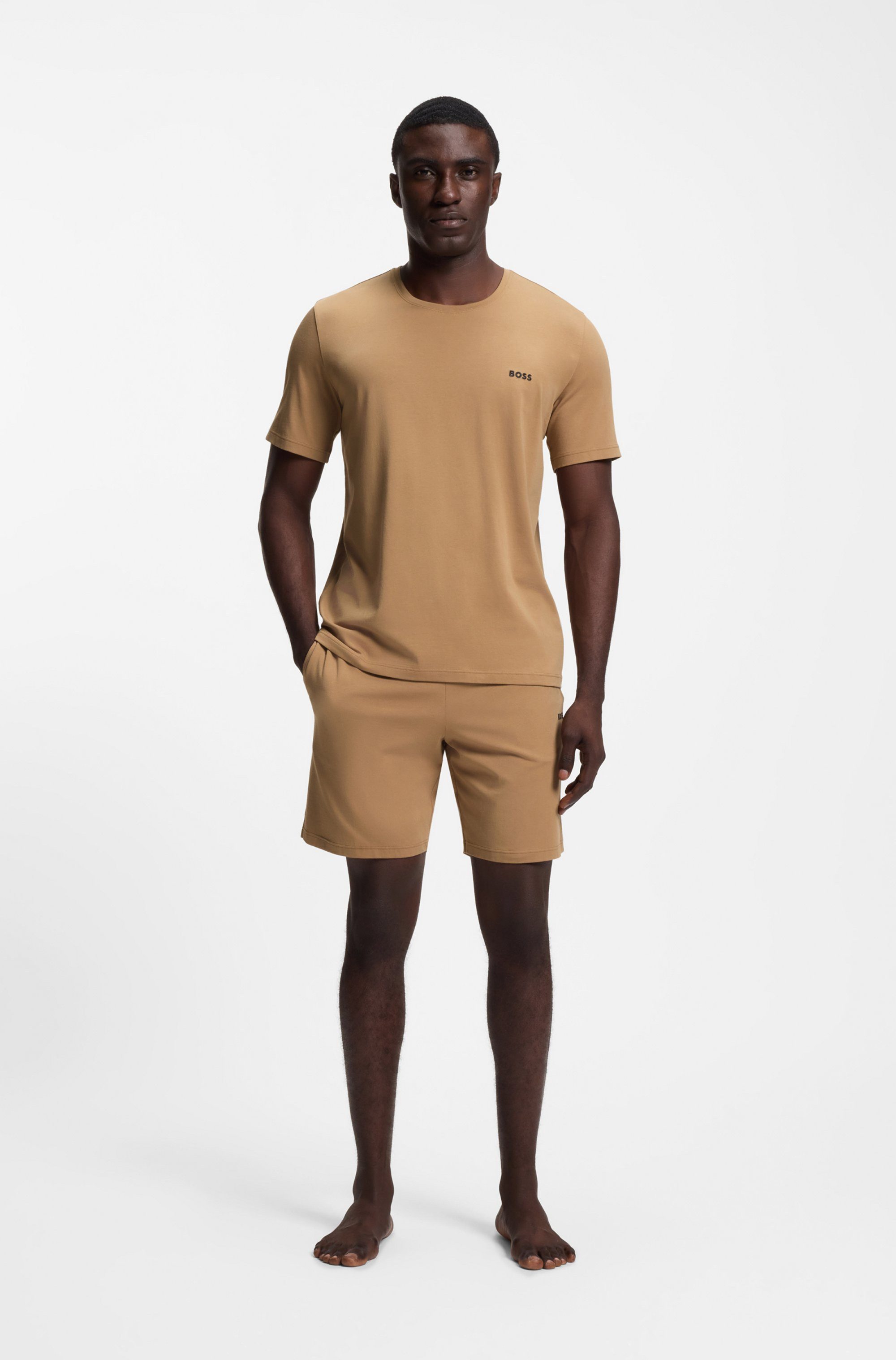 BOSS Sweatshorts Mix&Match Short CW mit Eingriffstaschen