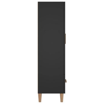 furnicato Sideboard Highboard Schwarz 70x31x115 cm Holzwerkstoff