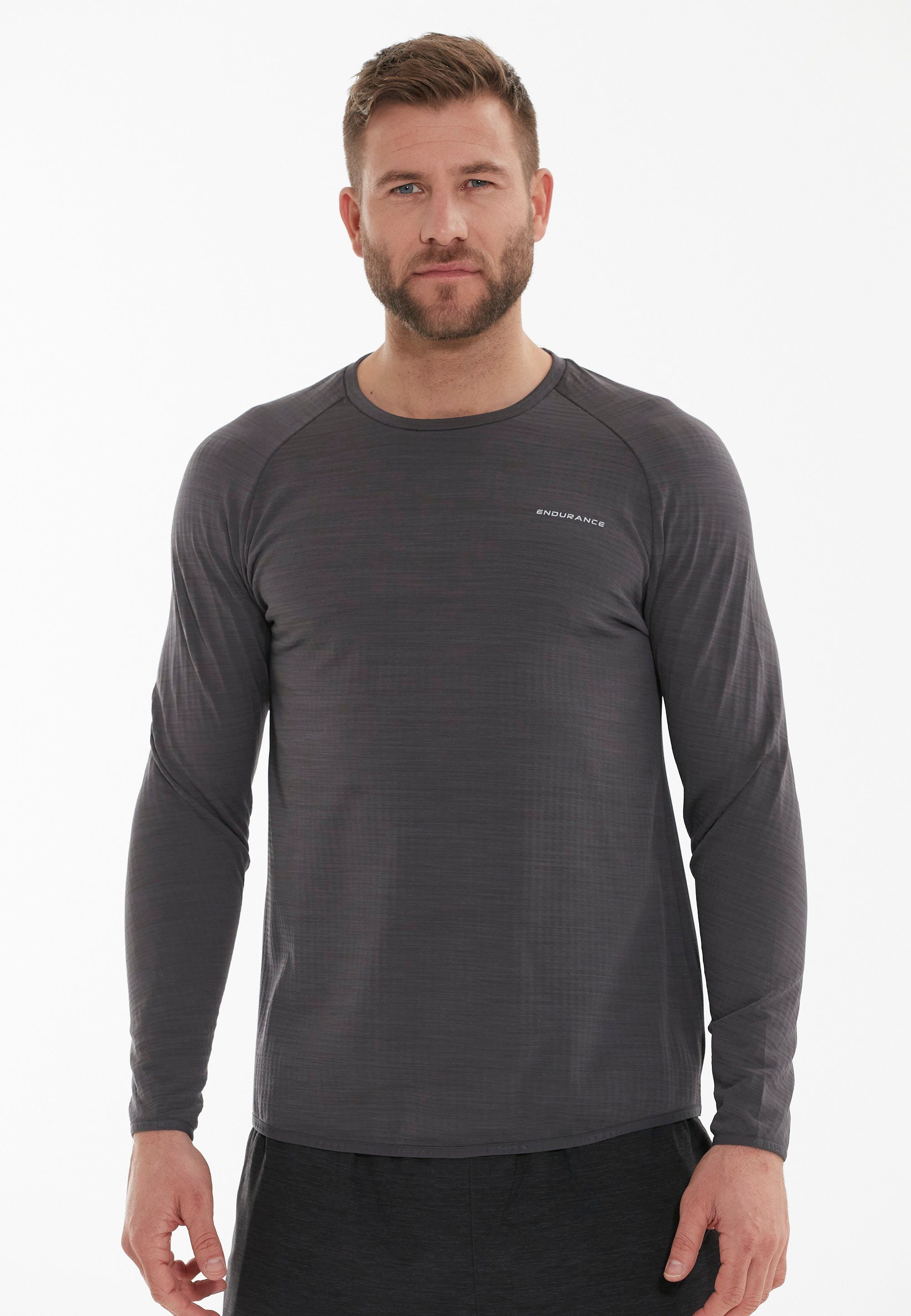 ENDURANCE (1-tlg) Avan Funktionsshirt mit praktischer Quick dunkelgrau Dry-Technologie