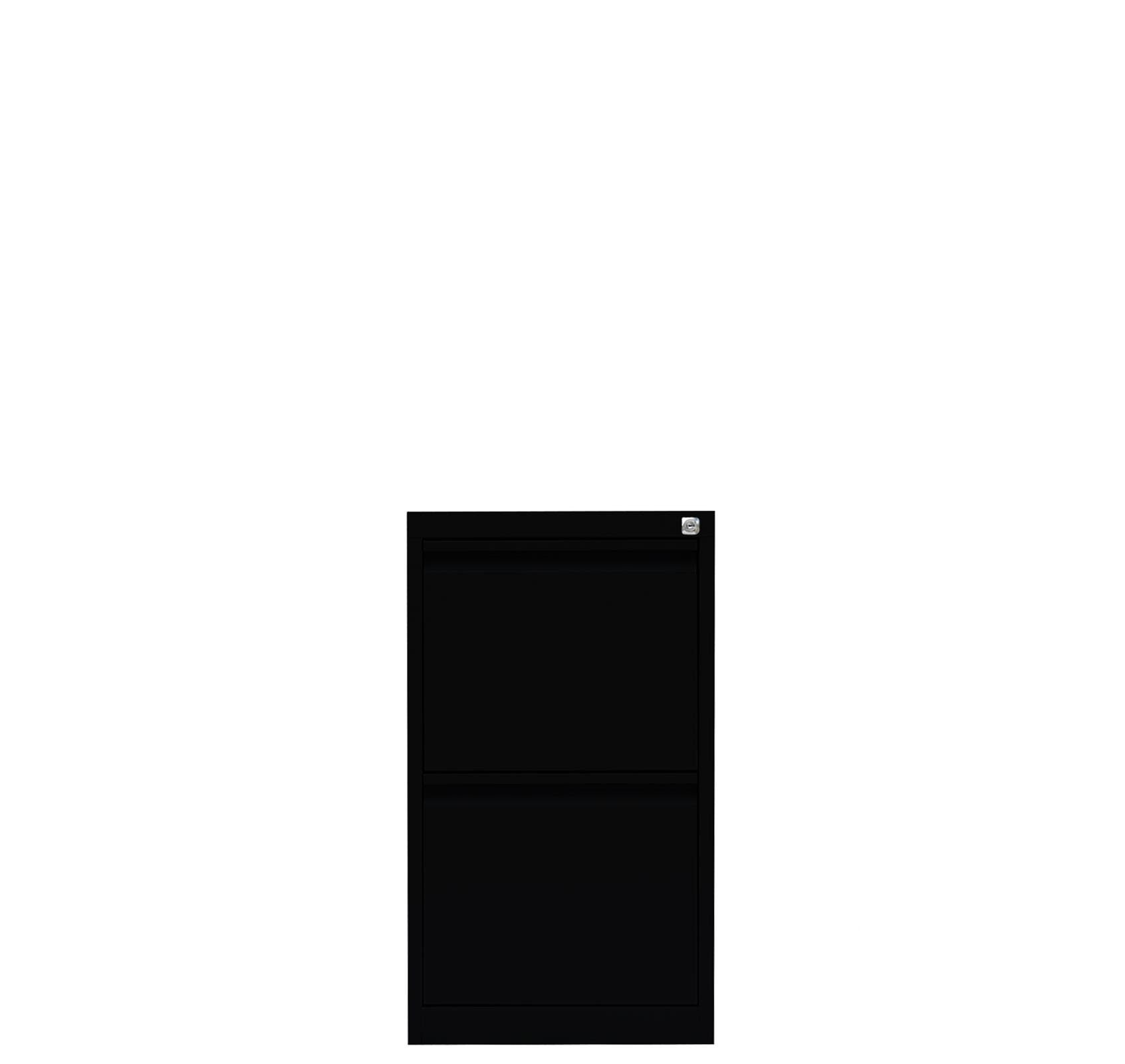 verschweißt Montage Schwarz Korpus: montiert einbahnig, keine x Tiefschwarz/ 400 Steelboxx Komplett Schubladen | 2 Hängeregistraturschrank, (1-St) Lüllmann® Hängeregisterschrank RAL - 705 9005 Tiefschwarz RAL erforderlich und Türen: 90005