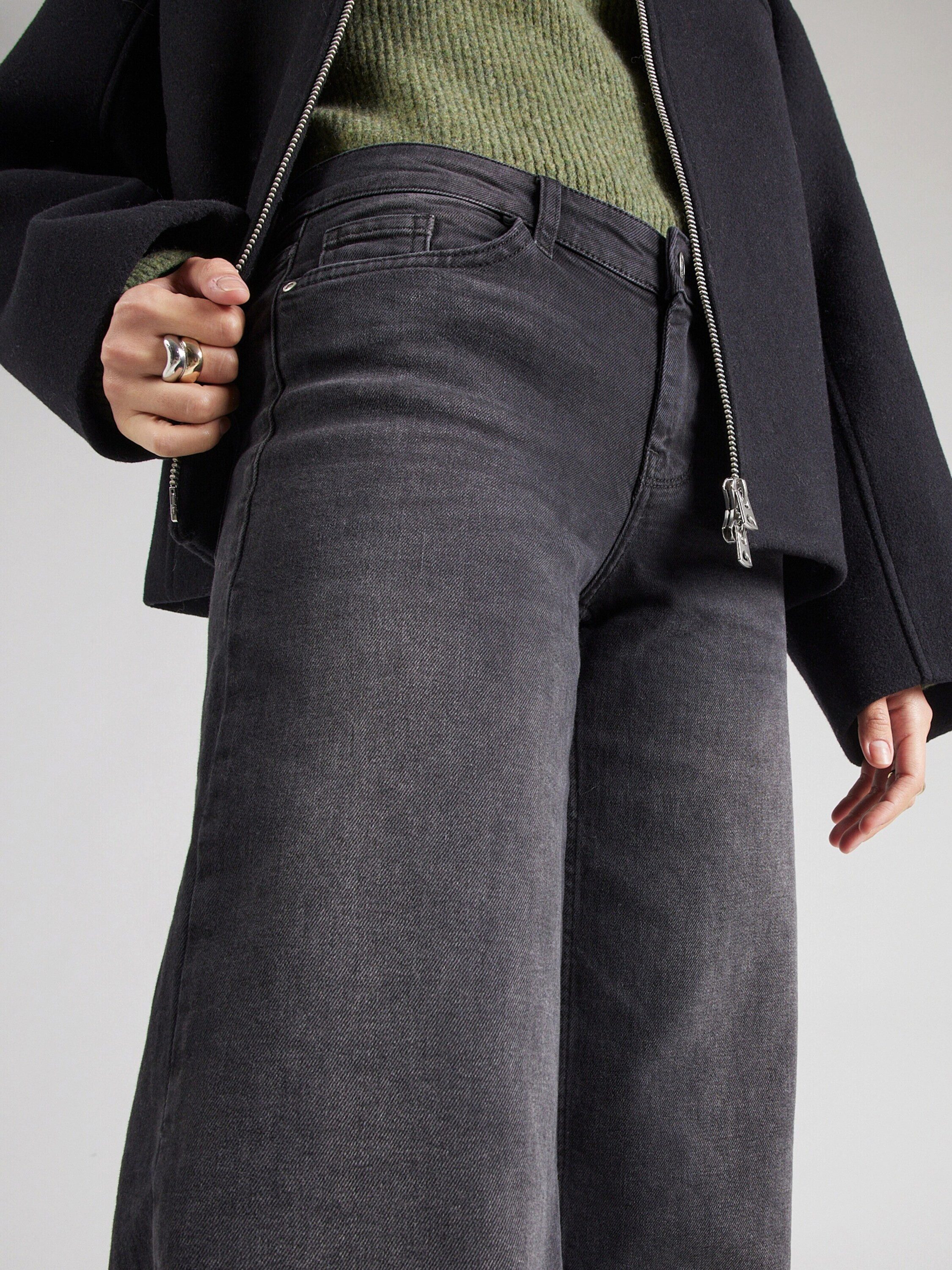 ONLY Weite Jeans JUDY (1-tlg) Plain/ohne Details