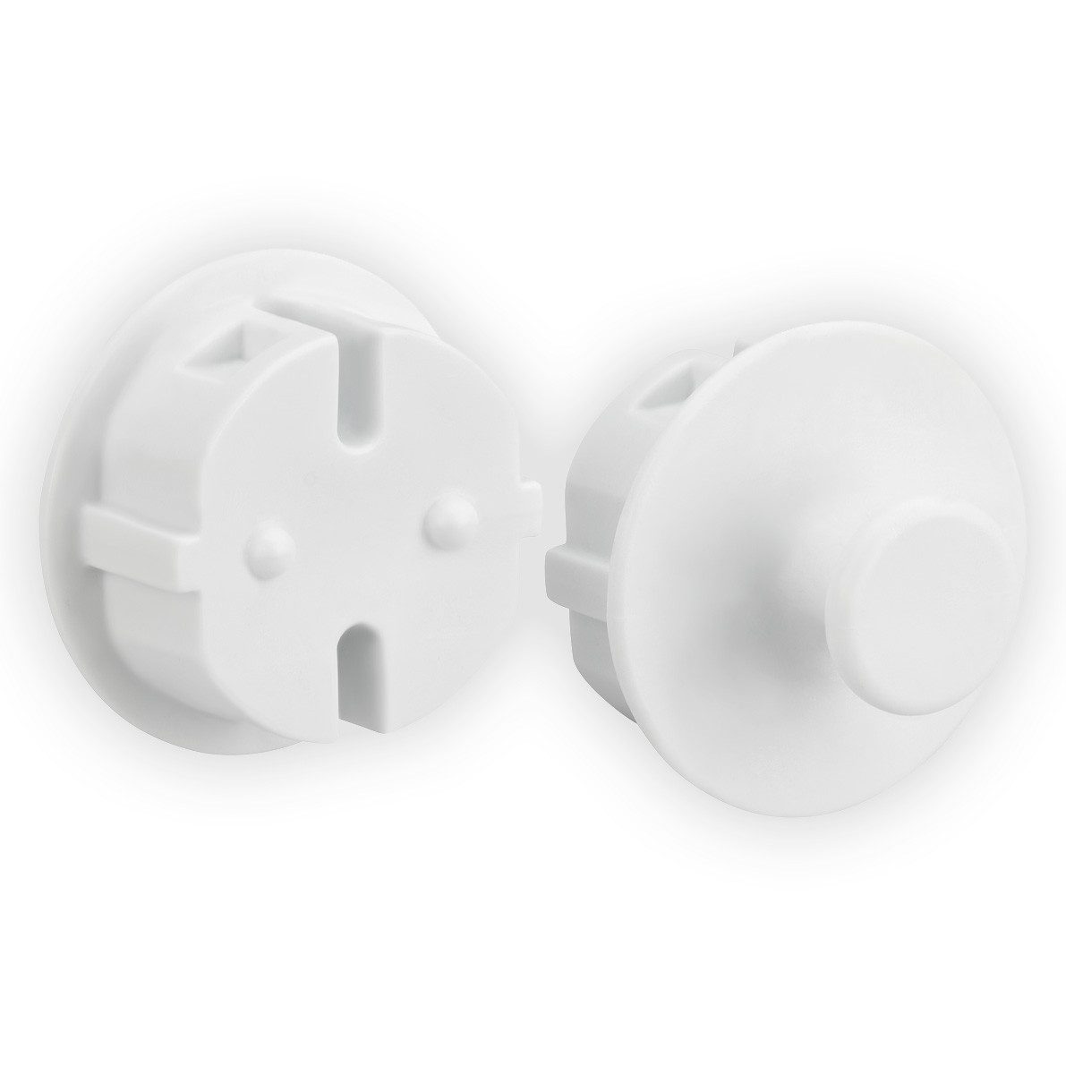SAUBA Cleaning Innovations Steckdose DODO Steckdosenschutz mit integriertem Haken weiß 1 Stück, Aufhängehaken
