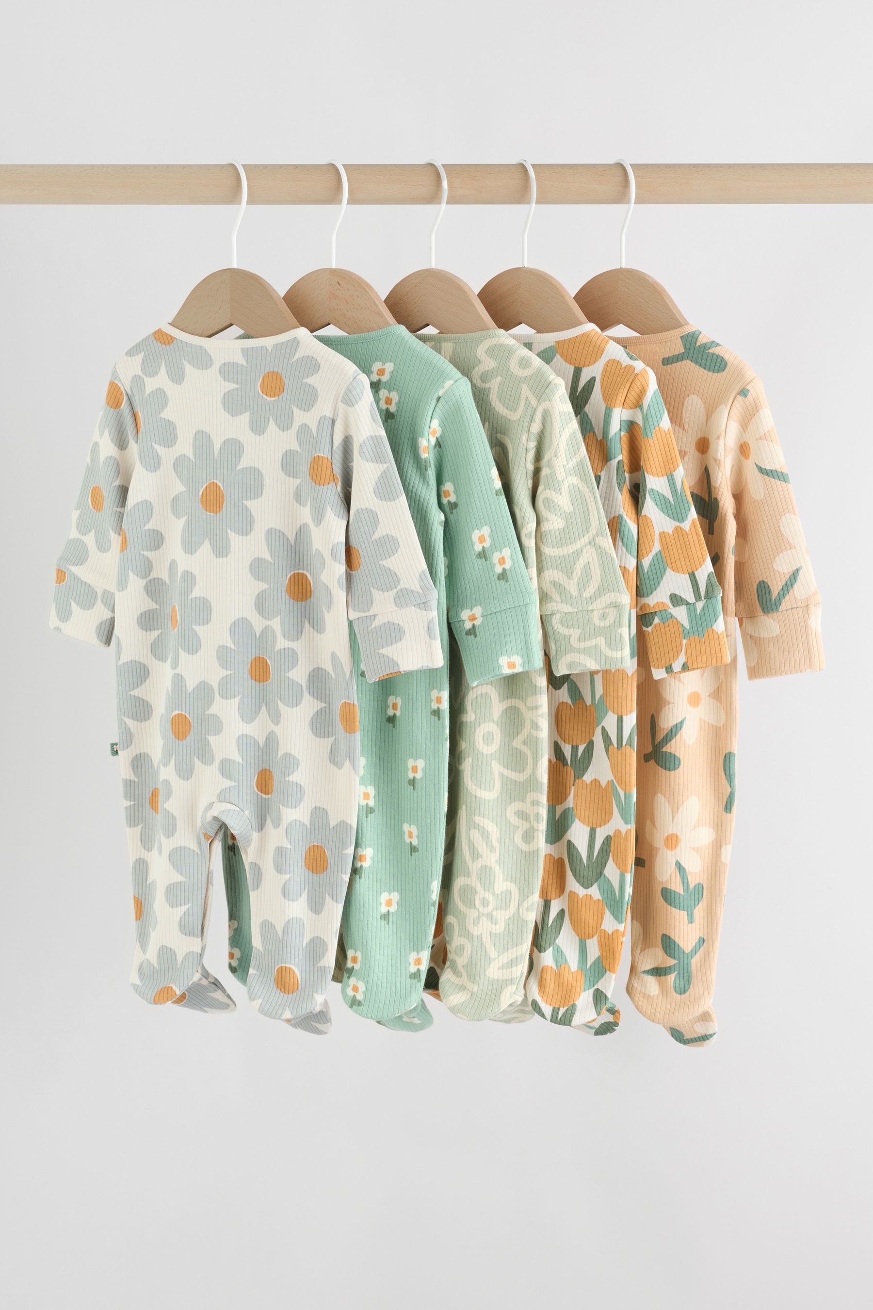 Next Schlafoverall Babyschlafanzüge, 5er-Pack (5-tlg)