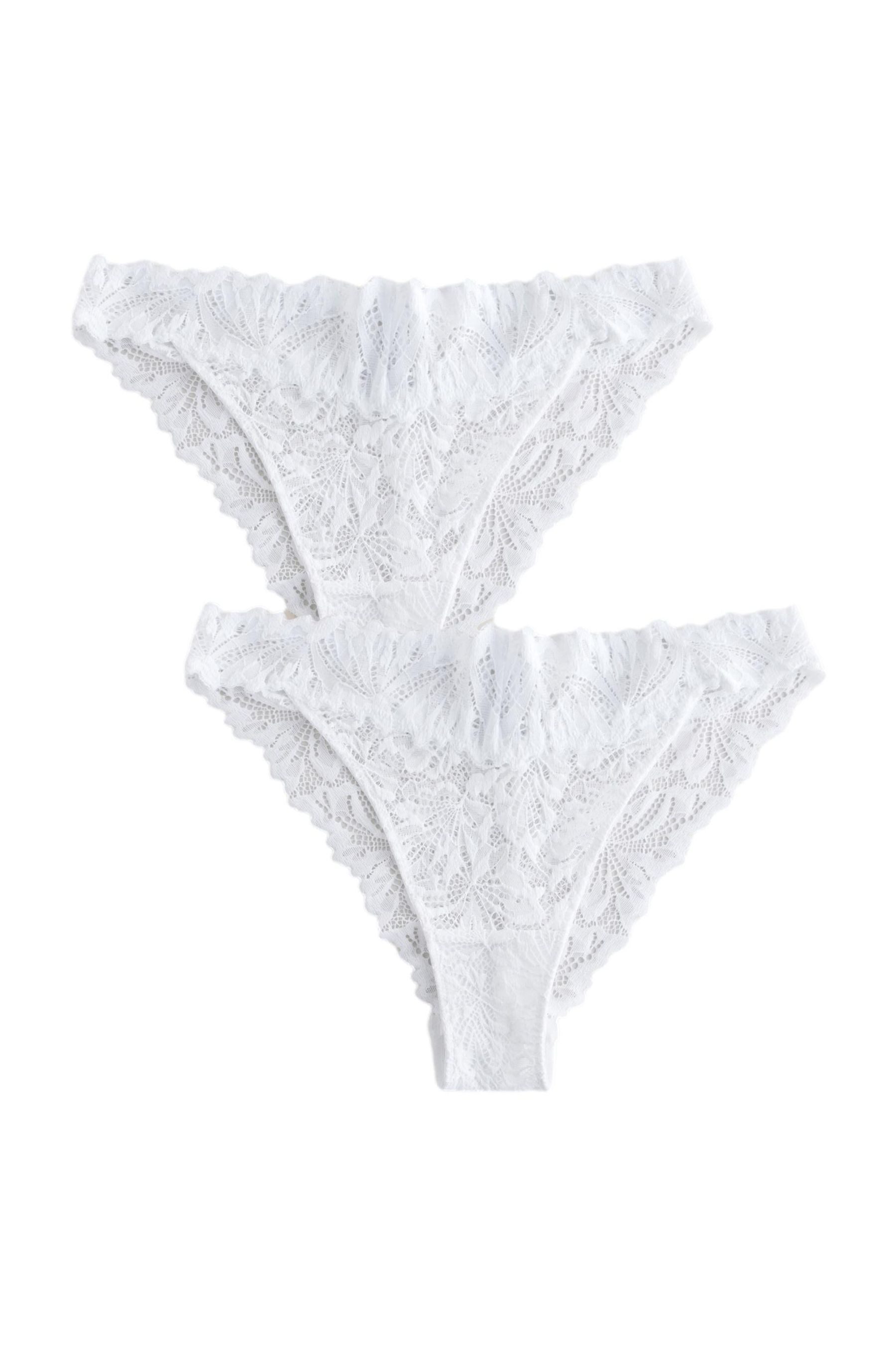Tanga 2er-Pack Comfort Spitzenslips, Tanga