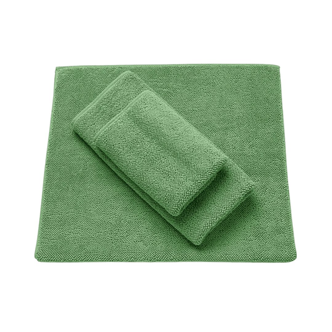 mary rose Badematte Bio Frottier Badematten Grün 60x60 cm, Bio-Baumwolle