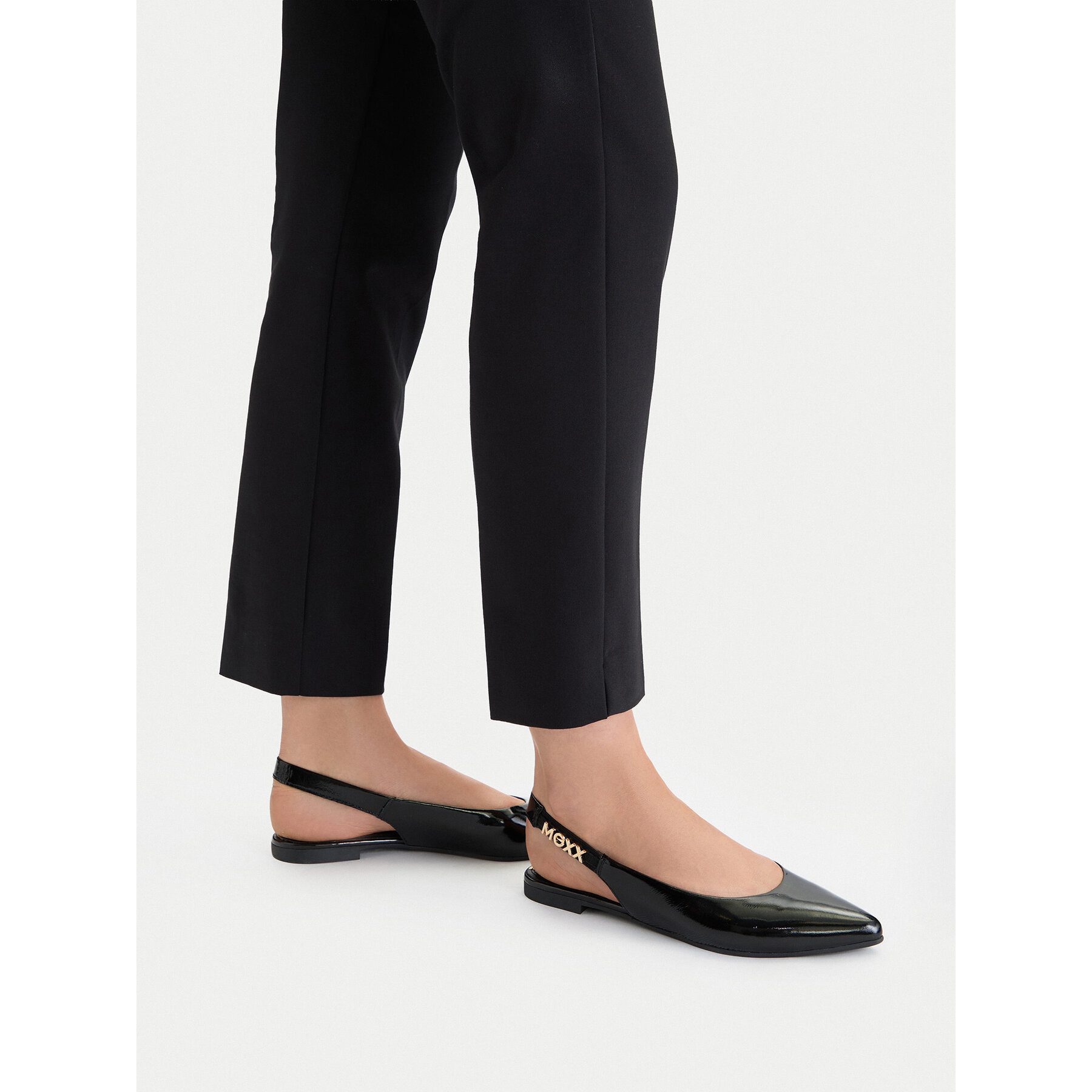 Mexx Mexx Damen-Ballerinas, Schwarz Ballerina