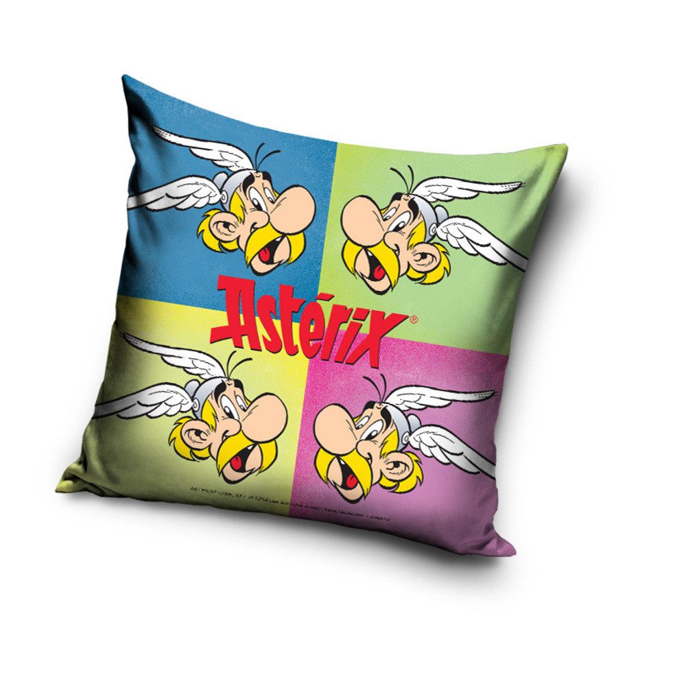 Asterix Dekokissen Asterix Obelix Kissen Dekokissen 40 x 40 cm, Kissenhülle mit Füllung