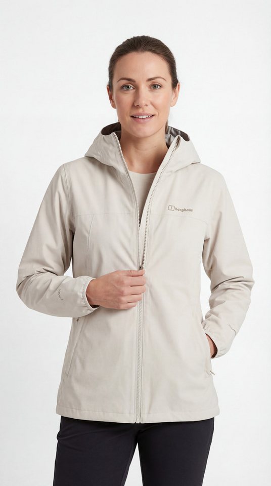 Berghaus Funktionsjacke W DELUGE PRO 3.0 JKT mit zwei Reißverschlusstaschen, atmungsaktiv, aus Polyester