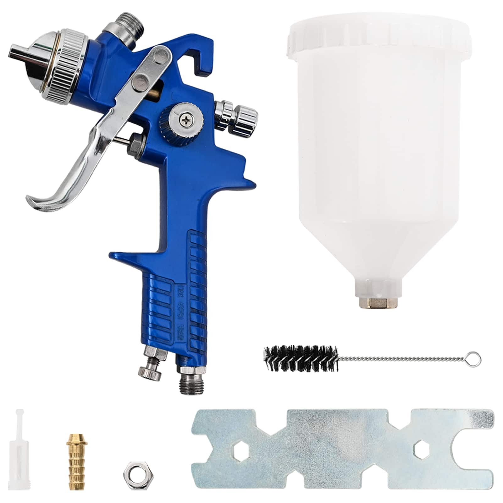 vidaXL Farbsprühpistole HVLP Farbspritzpistole 600 ml Becher 1,4 mm Düse 600 ml, 1-tlg.