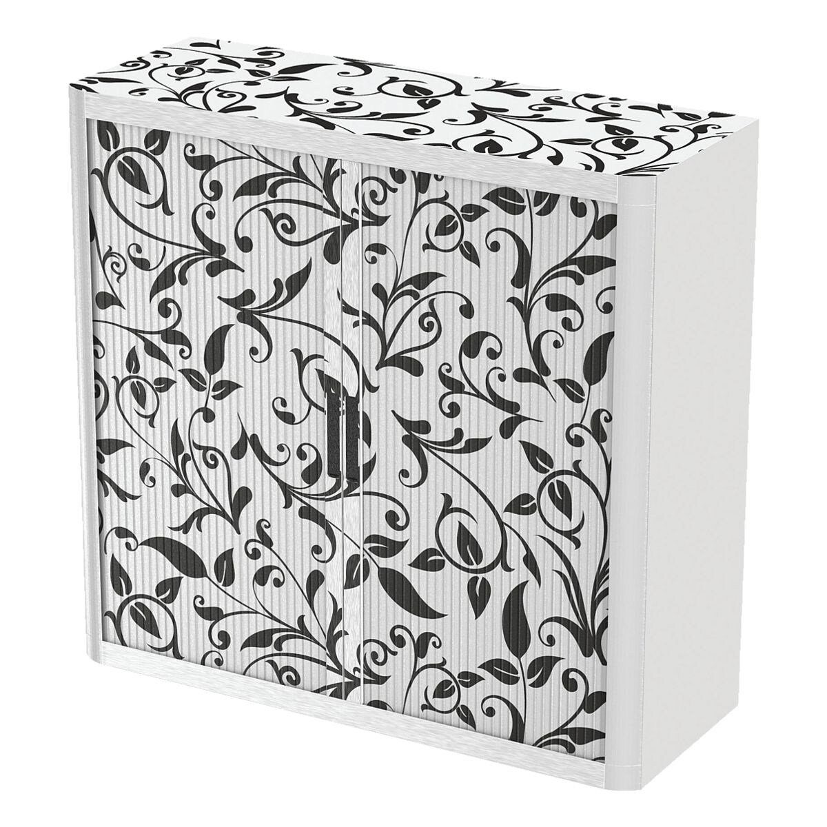 EASYOFFICE Rollladenschrank Ornamente Lamellen gemustert, Korpus günstig online kaufen