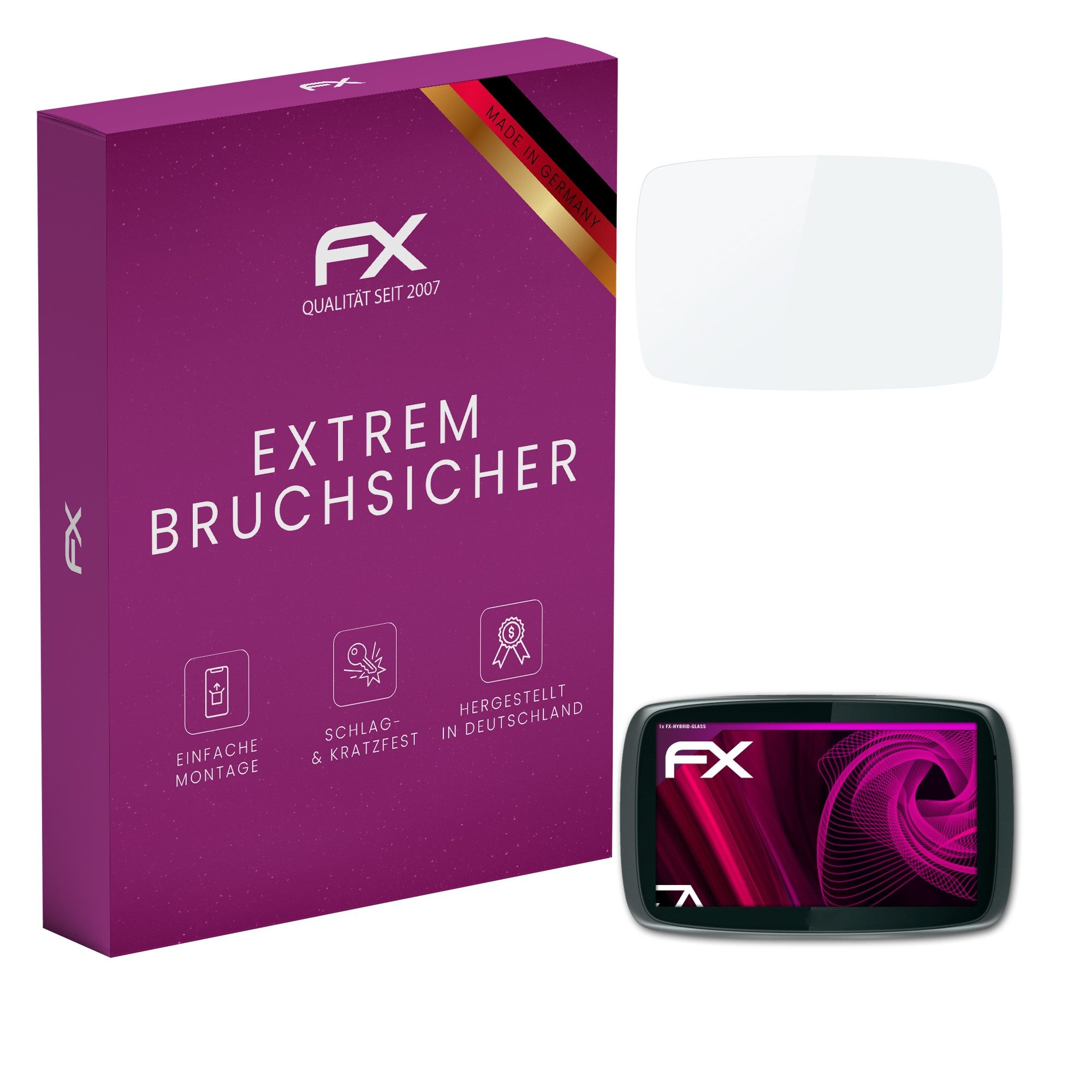Schutzfolie Panzerglasfolie für TomTom GO 6000 2013