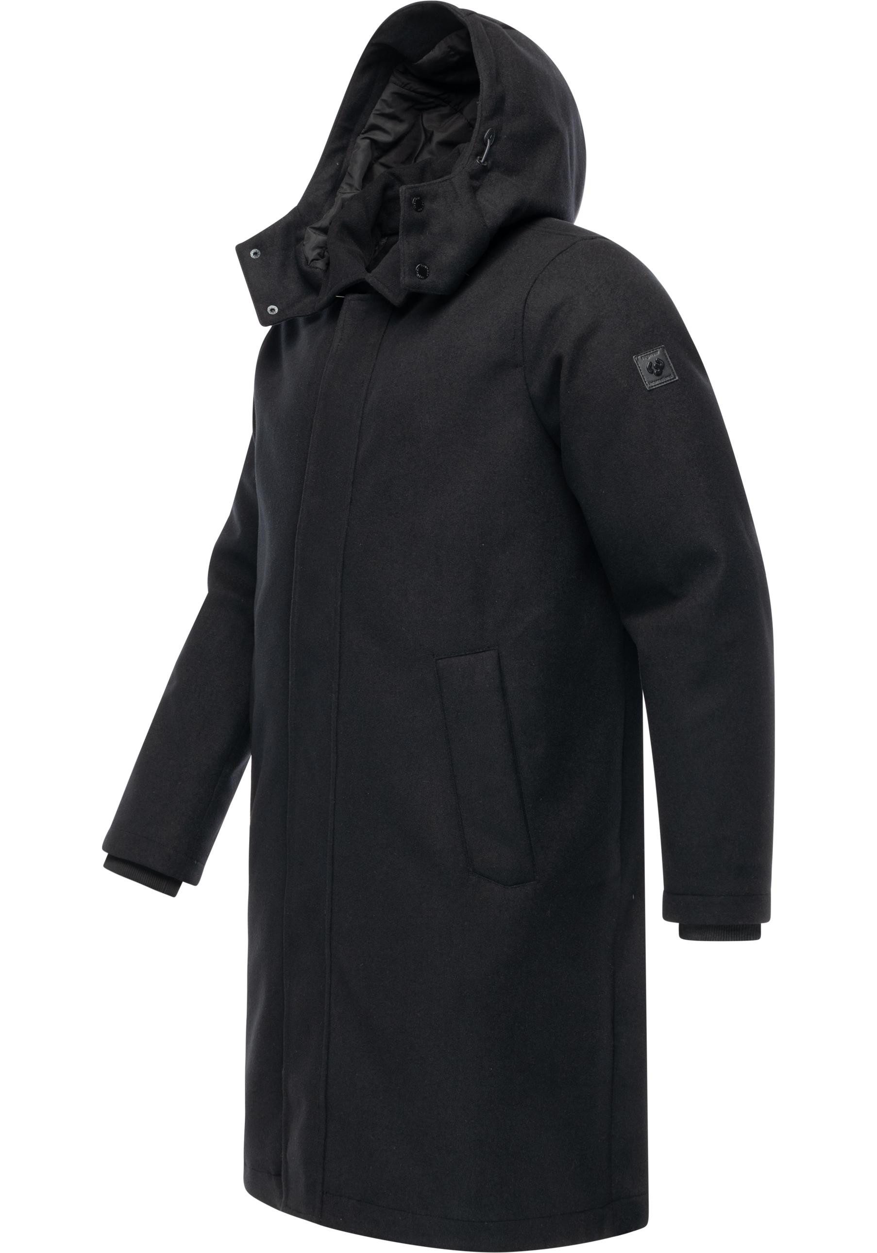 Ragwear Wintermantel Isaq Felt YOUMODO Wasserdichter Mantel in Wolloptik