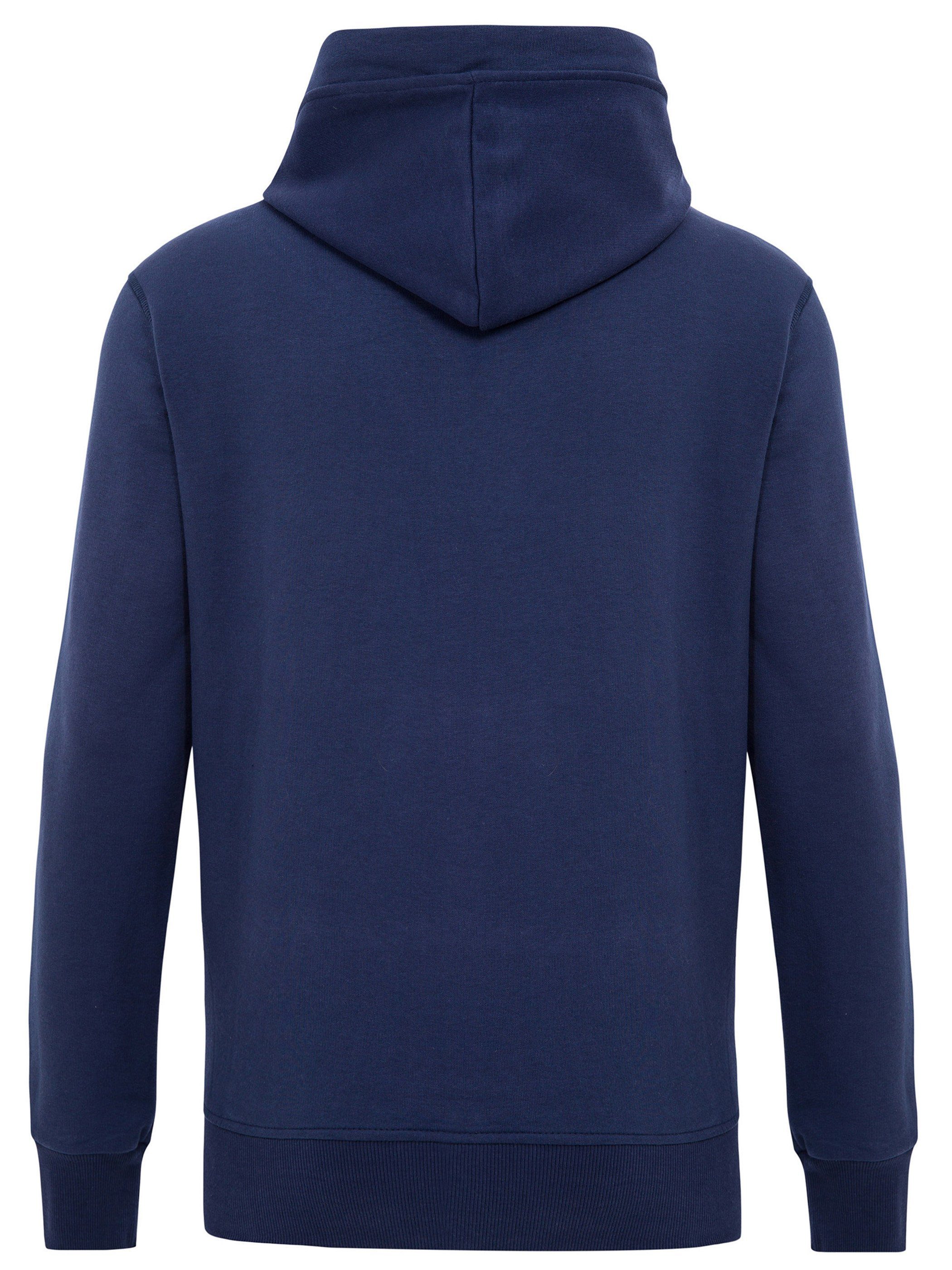 (navy Kapuzensweatjacke peony Blau 194029) Pittman