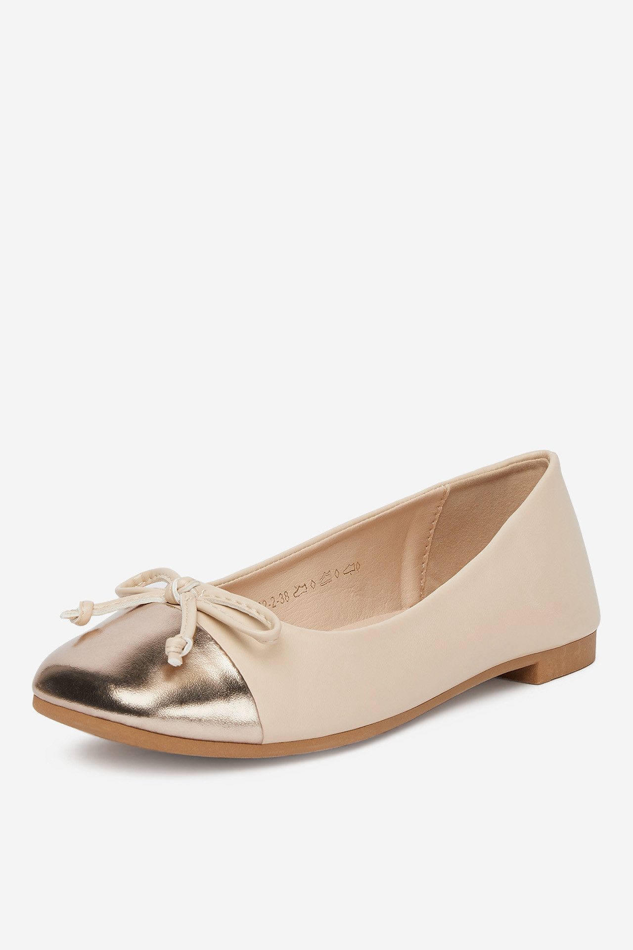 Jenny JENNY Damen Ballerina 38 natur 5904862329017 Ballerina