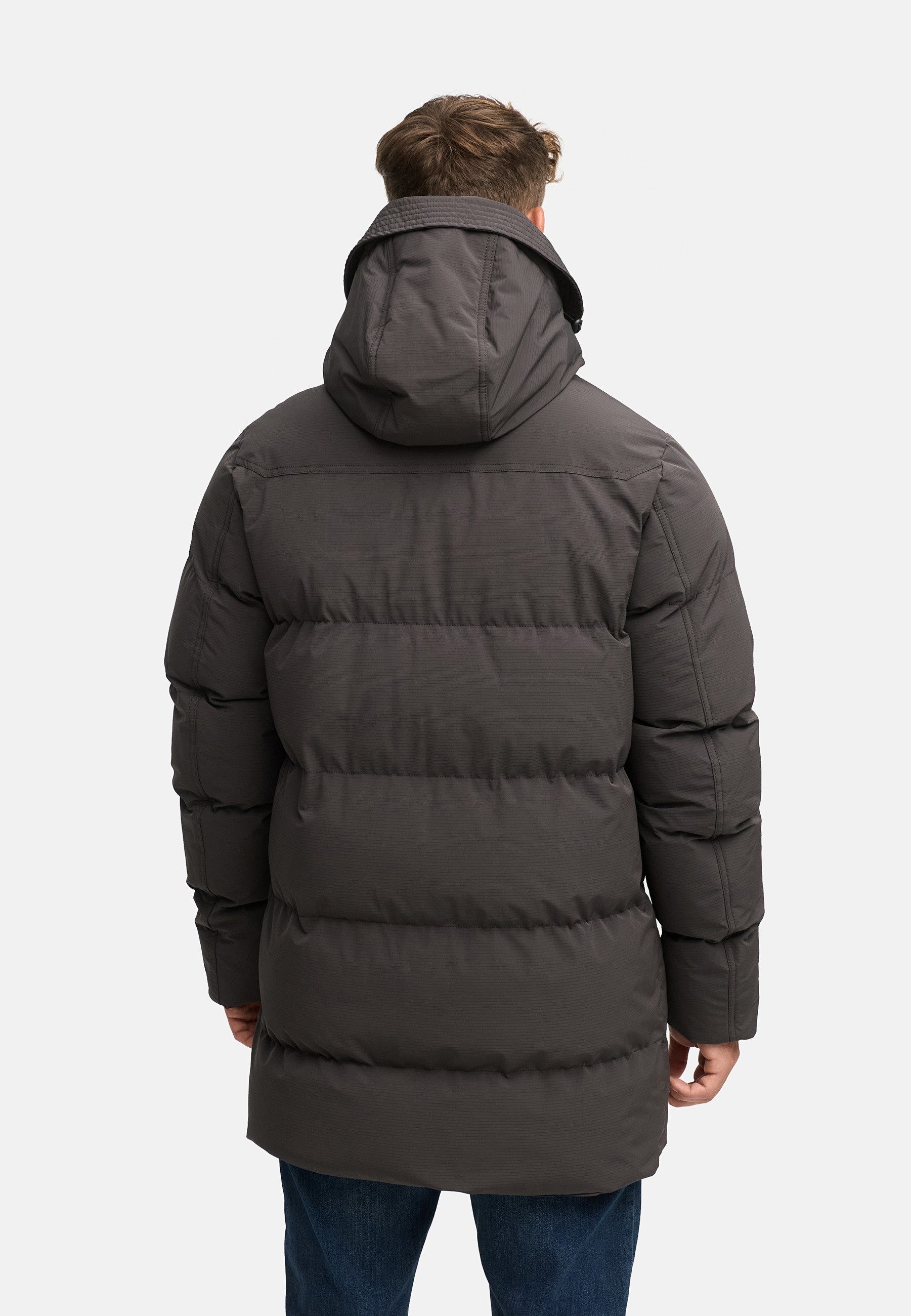 Indicode Winterjacke Herren INBoulton Jacke Winter Herrenjacke mit Kapuze und Taschen