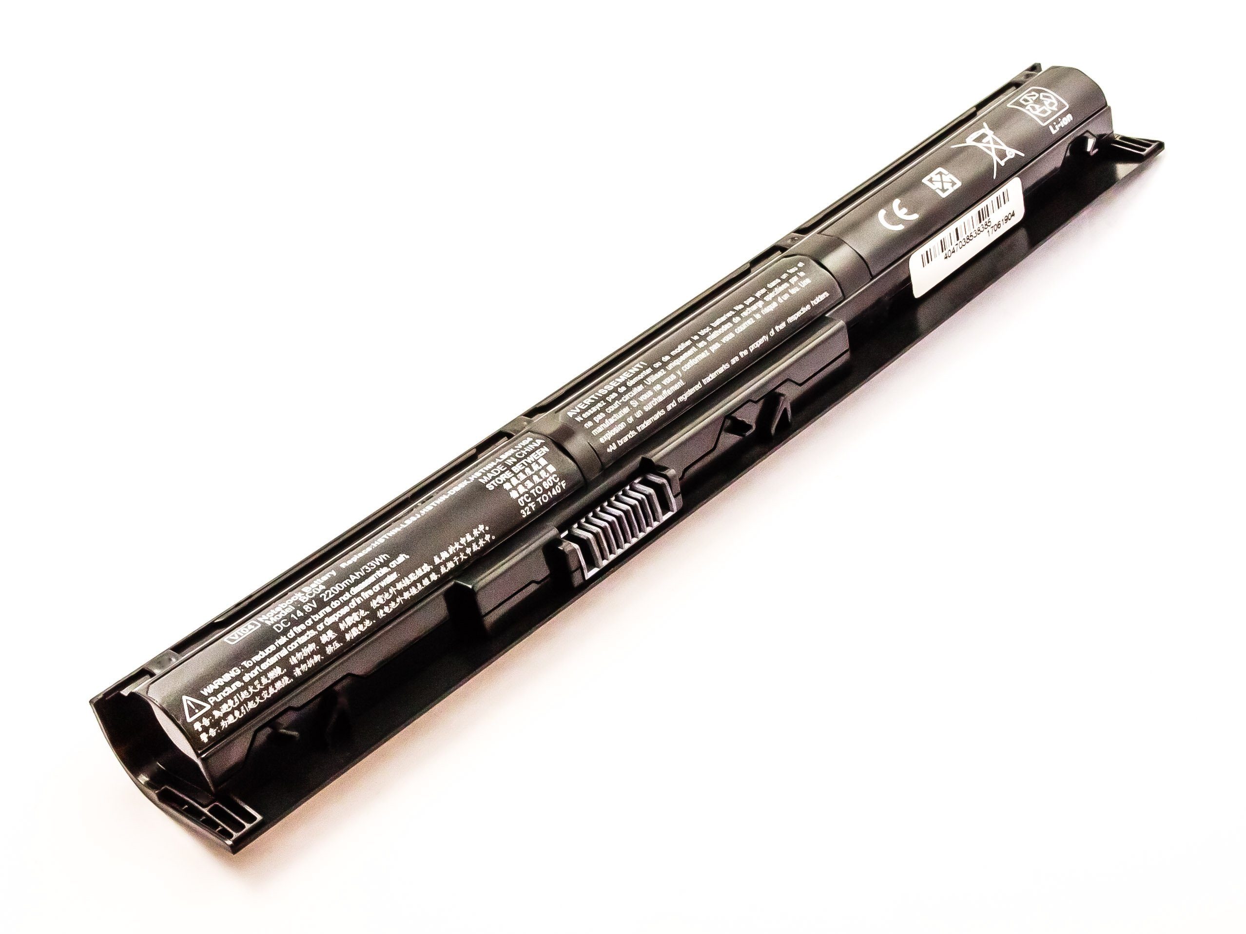 MobiloTec Akku kompatibel mit HP 756743-001 Akku Akku 2200 mAh (1 St)