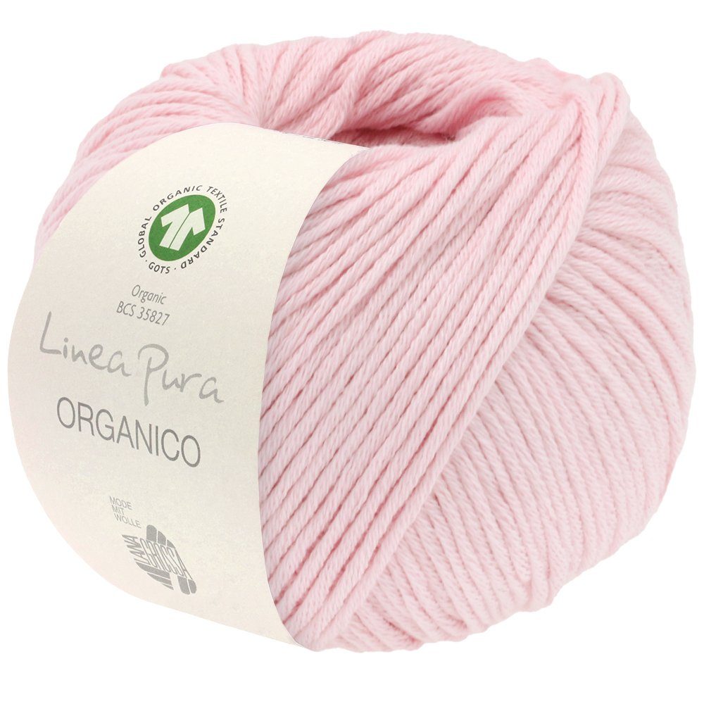 LANA GROSSA ORGANICO GOTS Linea Pura Häkelwolle, 90 m (Bio-Baumwollgarn, ideal für Frühjahr- & Sommermonate (GOTS & ICEA), 50 g