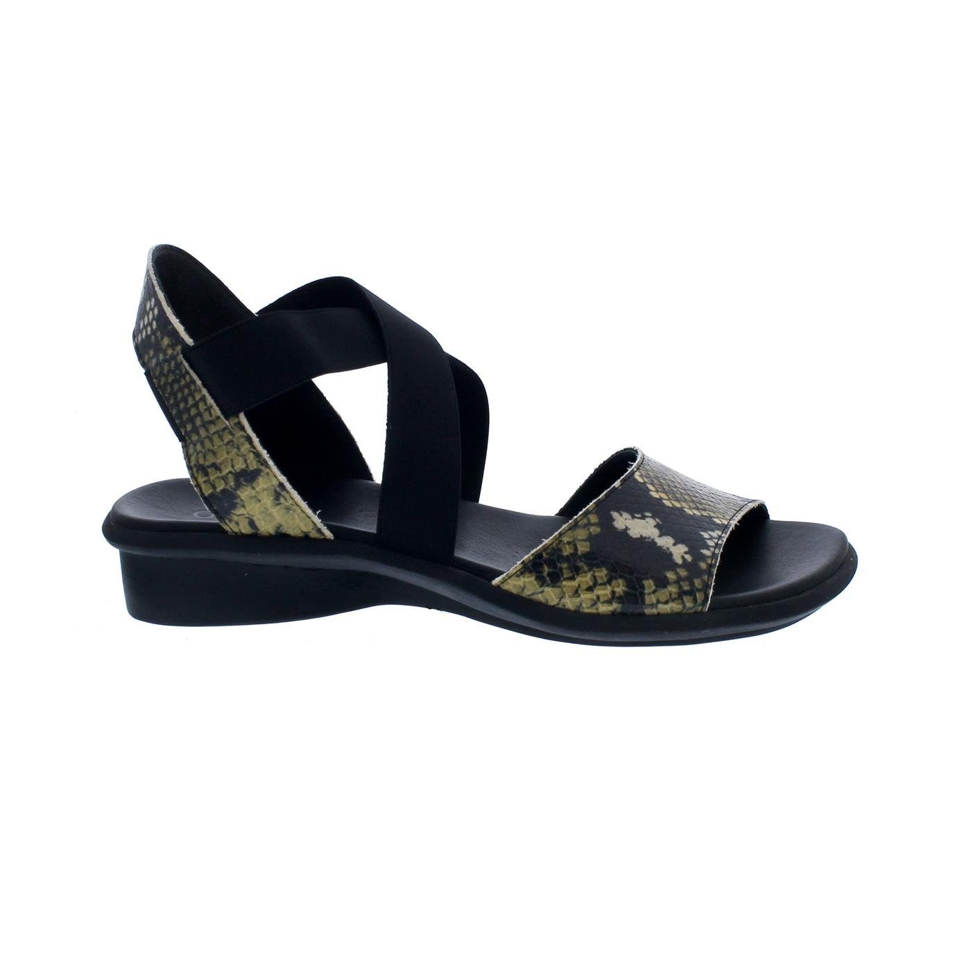 arche Arche Satia Sandale, Yuba dbl cuir (Glattleder), Kenya / noir, Latexso Sandale