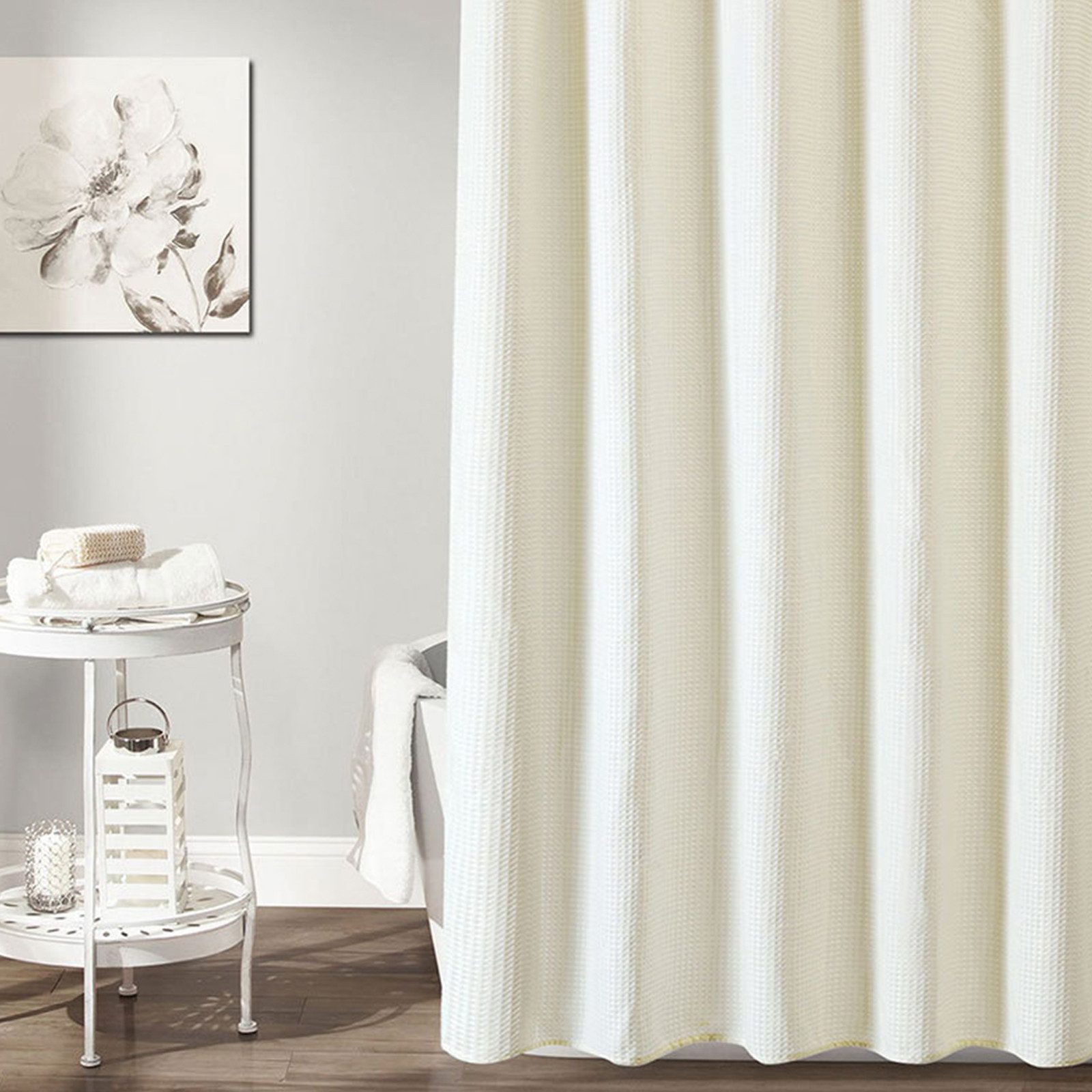 REDOM Duschvorhang Polyester Badewannenvorhang Breite 180 günstig online kaufen