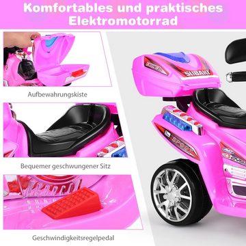 KOMFOTTEU Elektro-Kindermotorrad mit 3 Rädern, für Kinder von 3 bis 7 Jahre alt, bis zu 25 kg