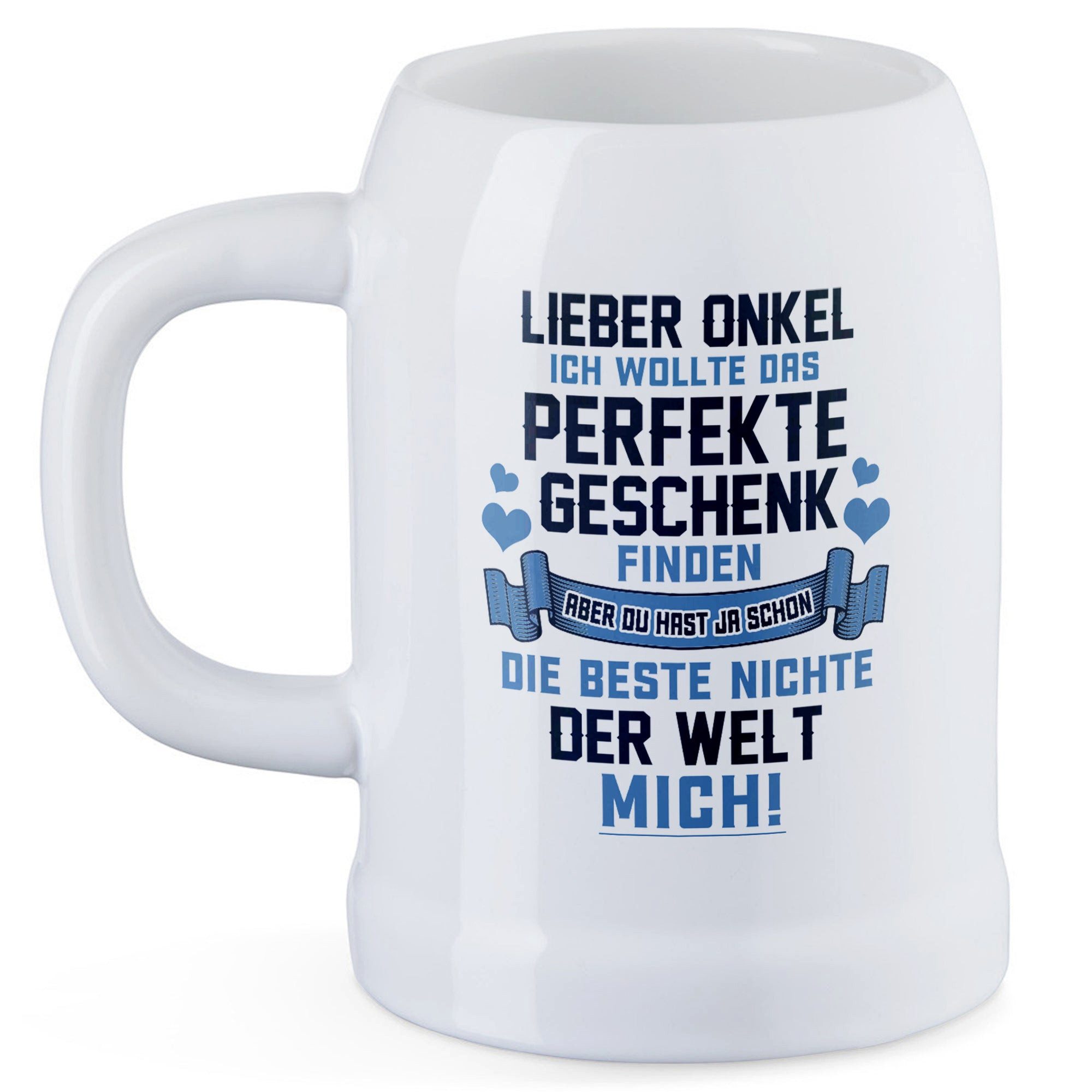 22Feels Bierkrug Cousin Geschenk von Cousine Jungs Geburtstag Du Wirst Cousin, Keramik, IN DEUTSCHLAND BEDRUCKT, Spülmaschinenfest