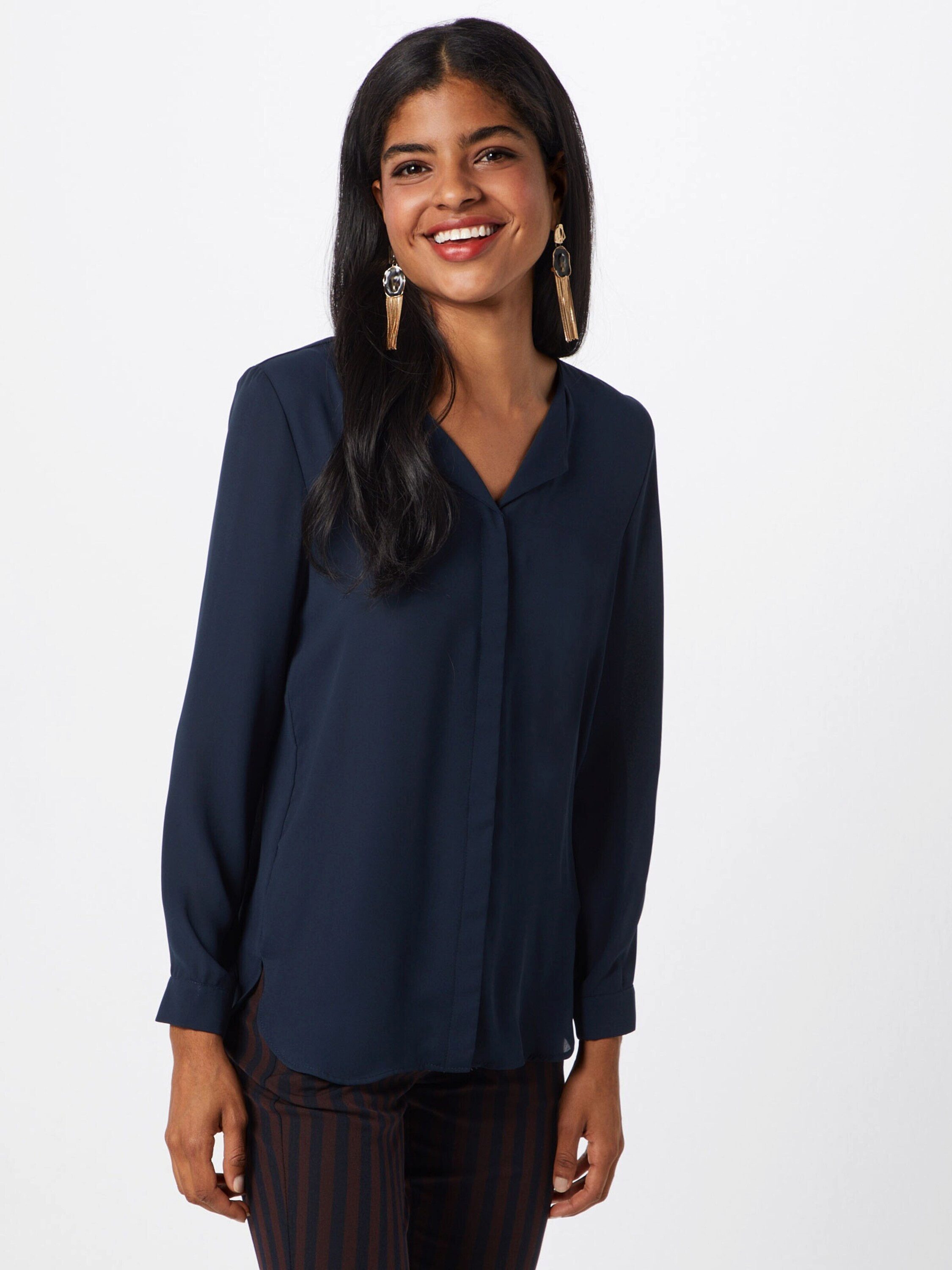 Vila Langarmbluse (1-tlg) Falten günstig online kaufen