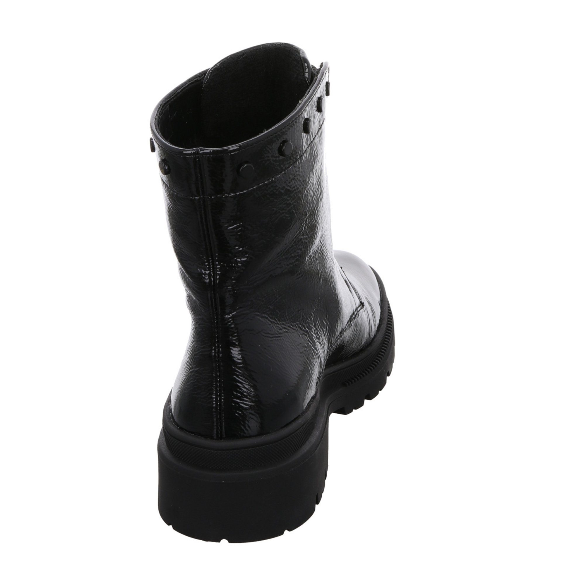 Damen Boots Lackleder Stiefelette schwarz Dover Ara Schuhe 2.0 046687 Stiefeletten