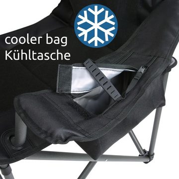 yourGEAR Faltstuhl your GEAR Campingstuhl Fano - 3D Mesh, gepolstert, 250 kg, Kühlfach