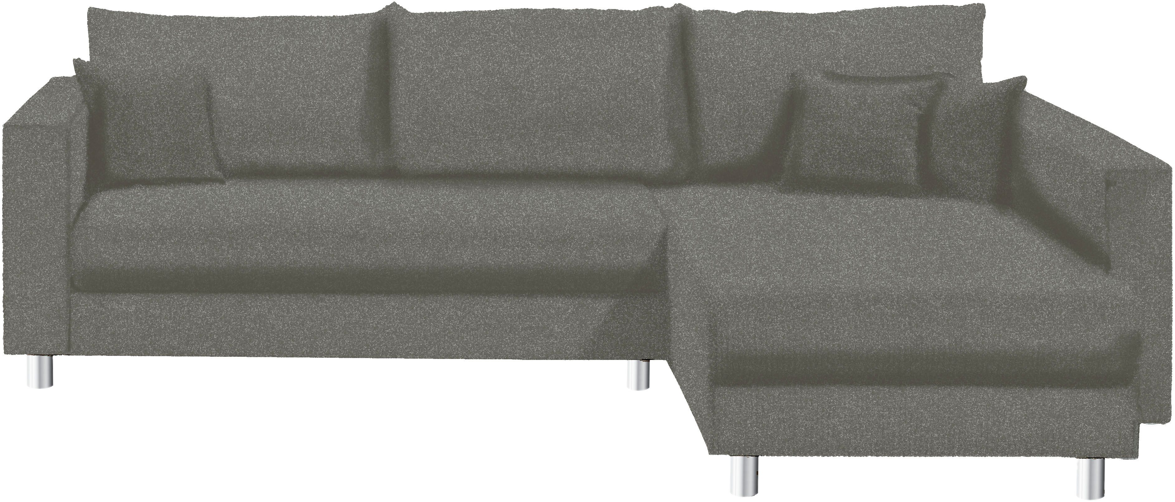 INOSIGN Ecksofa "153", Inkl. Schlaffunktion und großen Strauraum günstig online kaufen