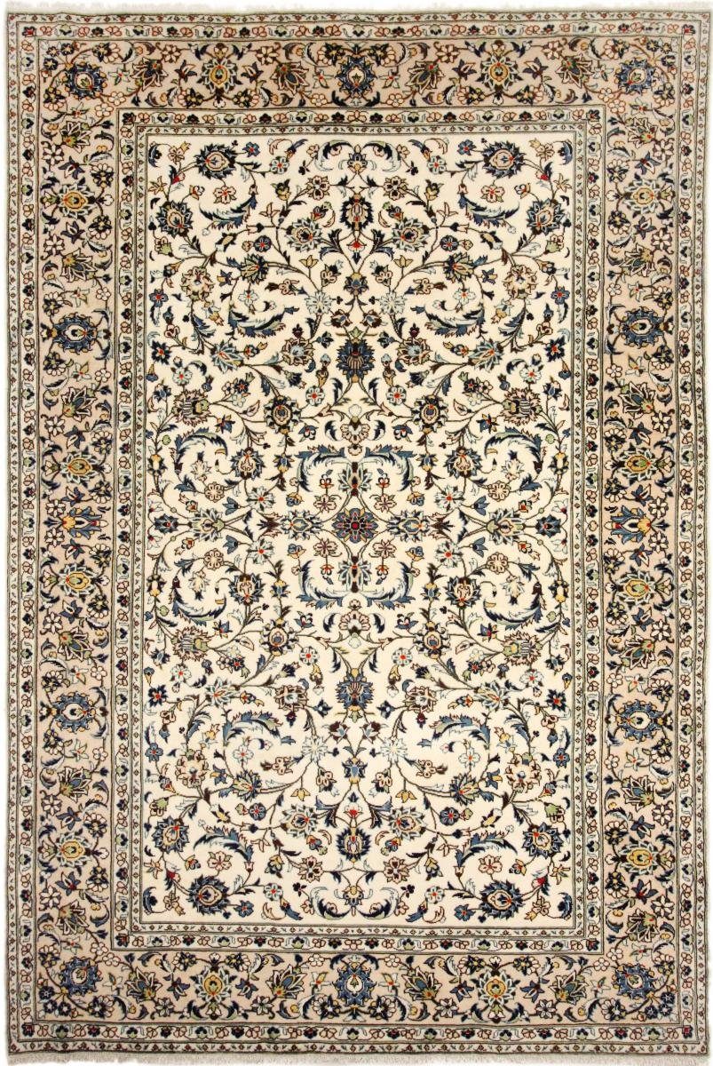 Orientteppich Keshan 199x299 Handgeknüpfter Orientteppich / Perserteppich, Nain Trading, rechteckig, Höhe: 12 mm