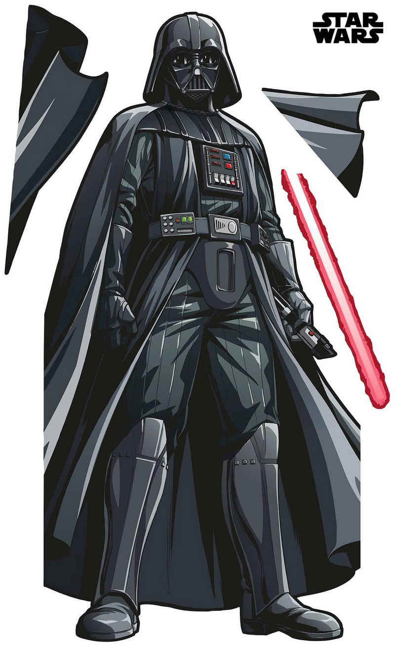 Komar Vliestapete »Star Wars XXL Darth Vader«, glatt, Comic, Retro, bedruckt, (1 St), 127 x 200 cm (Breite x Höhe)