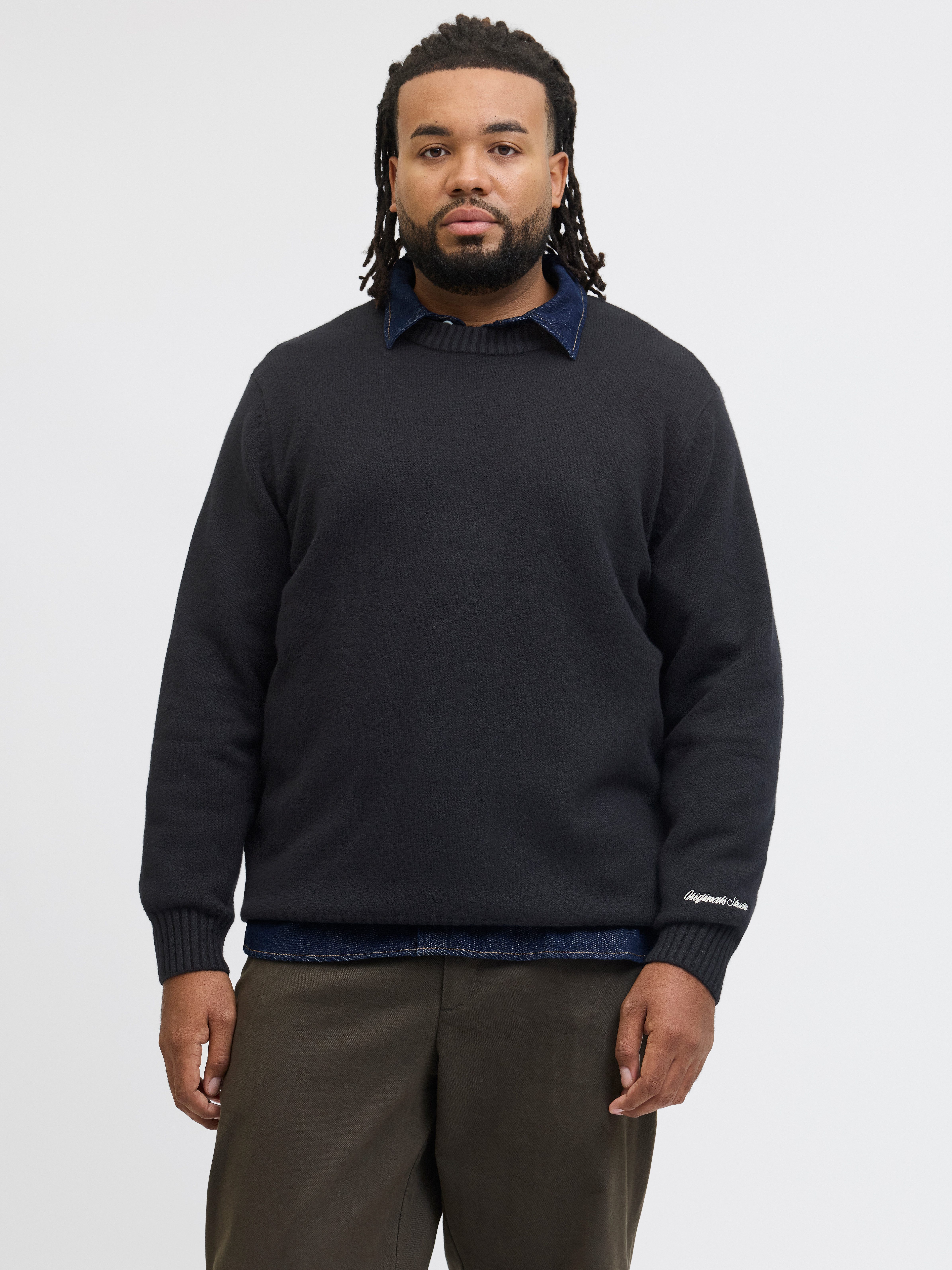 Jack & Jones PlusSize Strickpullover JORNORREBRO KNIT CREW NECK PLS günstig online kaufen