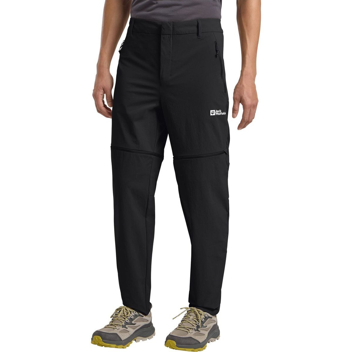Jack Wolfskin Outdoorhose Hikeout Zip OFF Pants M Vielseitige Herren-Trekkinghose mit abzippbaren Beinen, wind- und