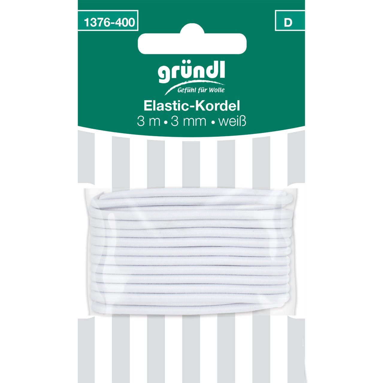 Gründl Kordel Gründl Elastic-Kordel weiß